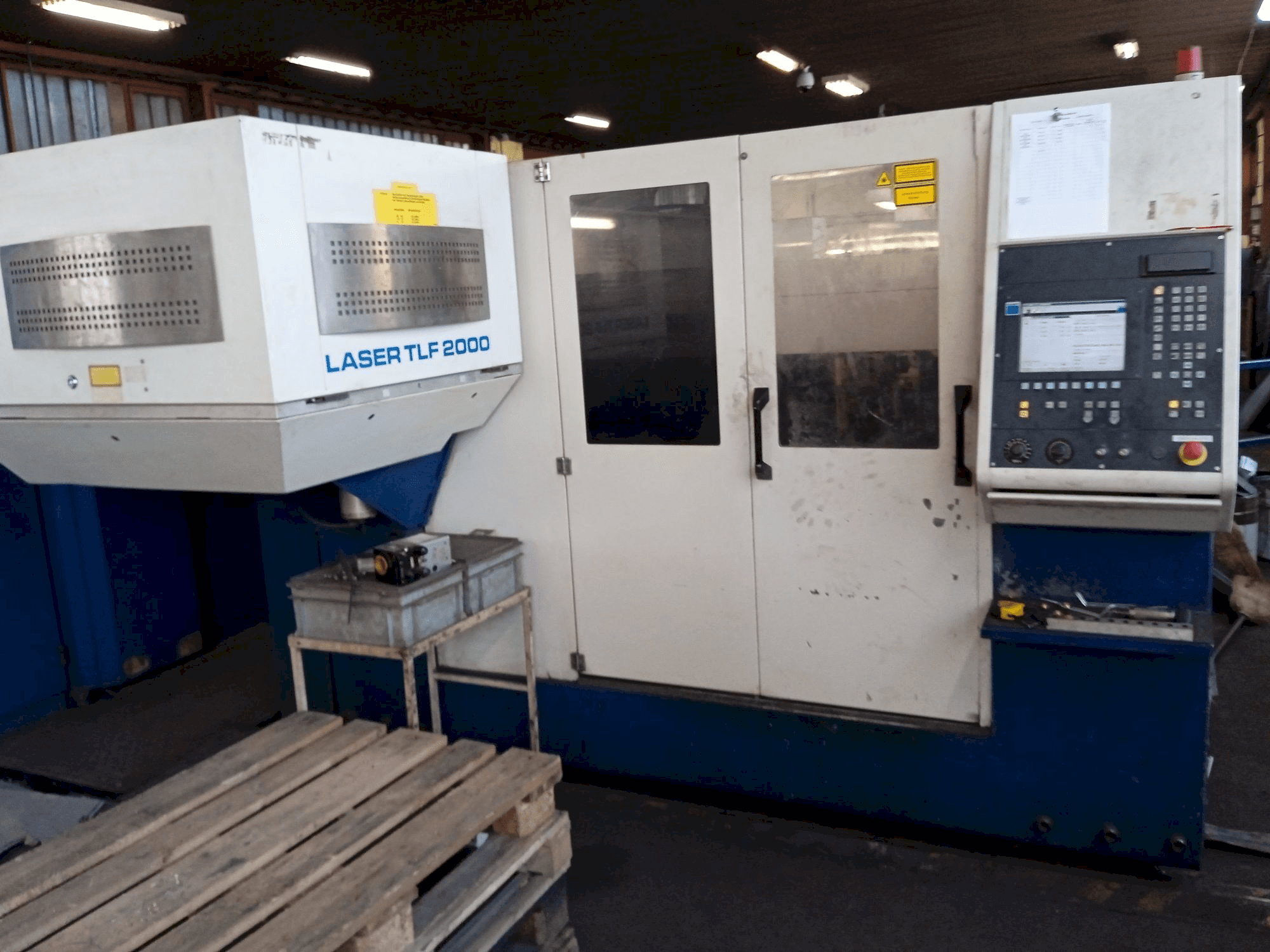 Widok z przodu maszyny Trumpf Trumatic L 3030