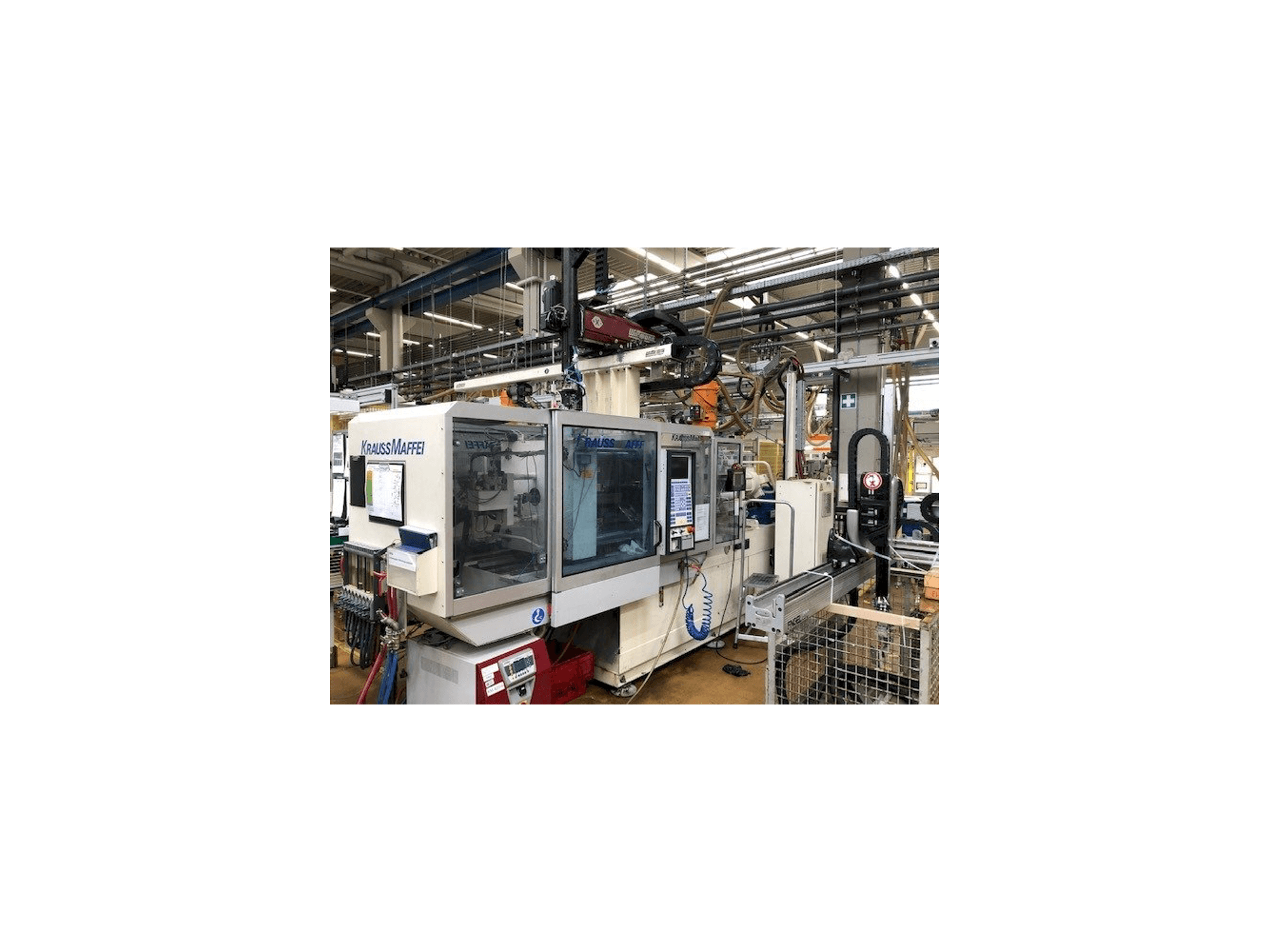 Widok z przodu maszyny Krauss Maffei 150-700 C2