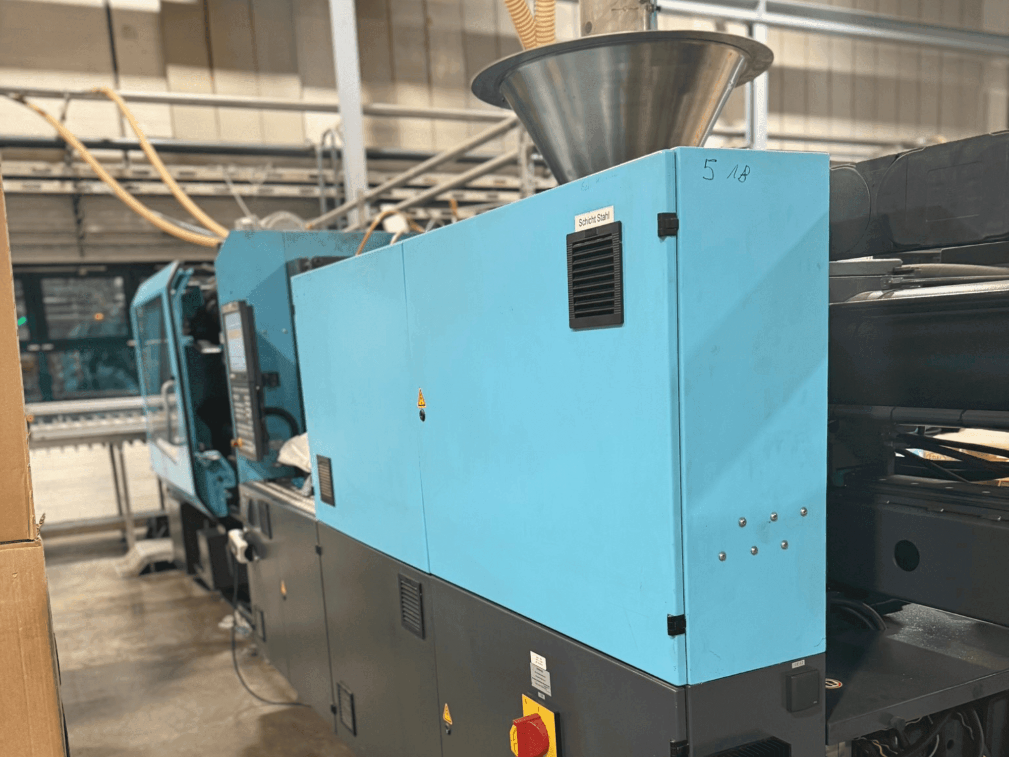 Widok z przodu maszyny SUMITOMO SHI DEMAG El-Exis S250/630-1600