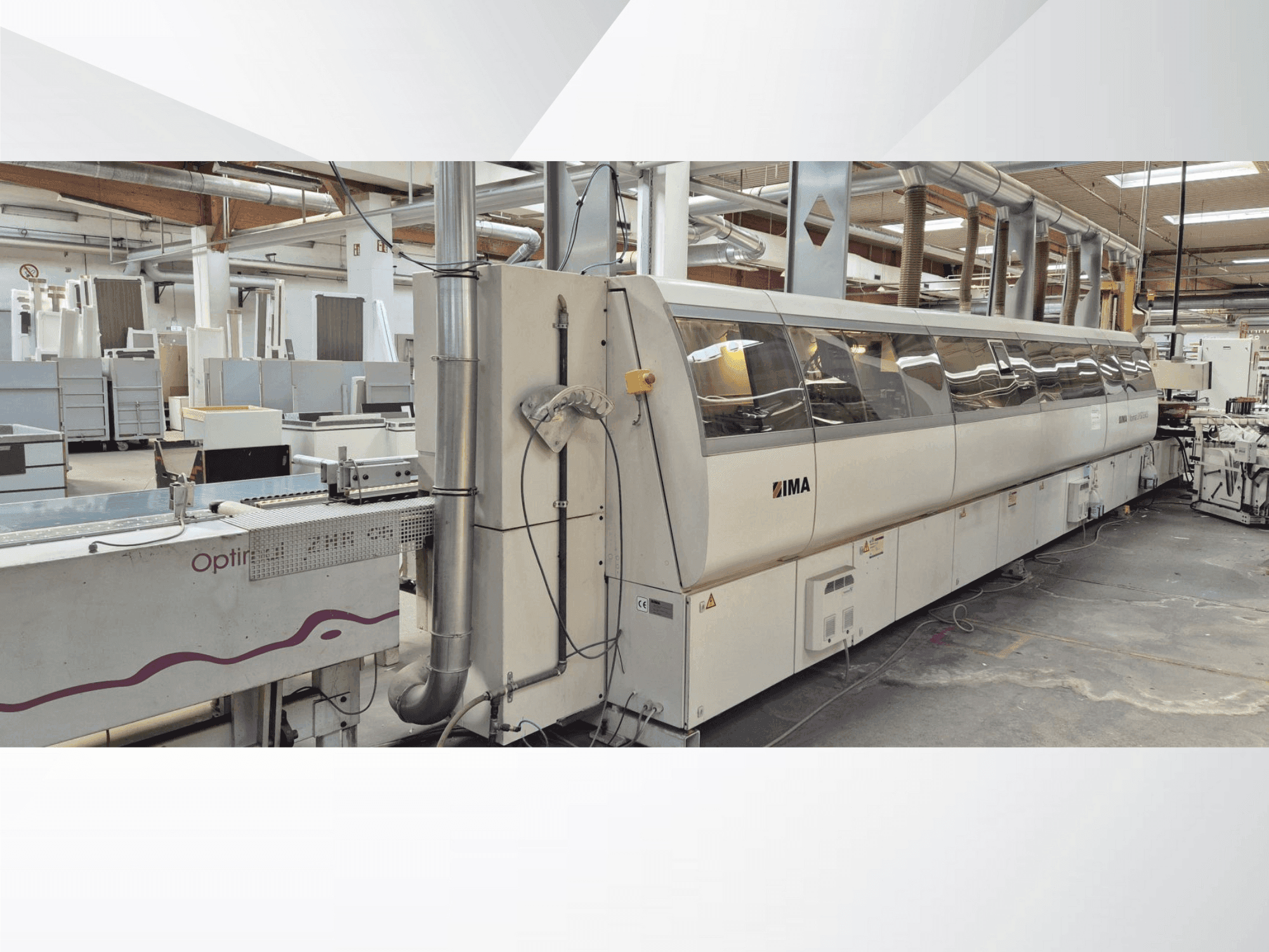 Widok z przodu maszyny IMA Novimat Systems I/R75/1000