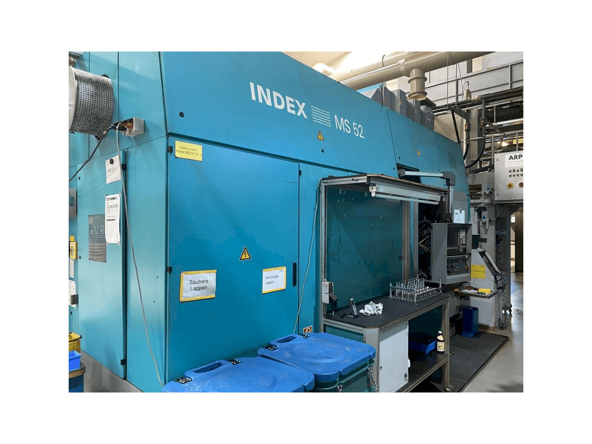 Widok z przodu maszyny Index MS 52 G