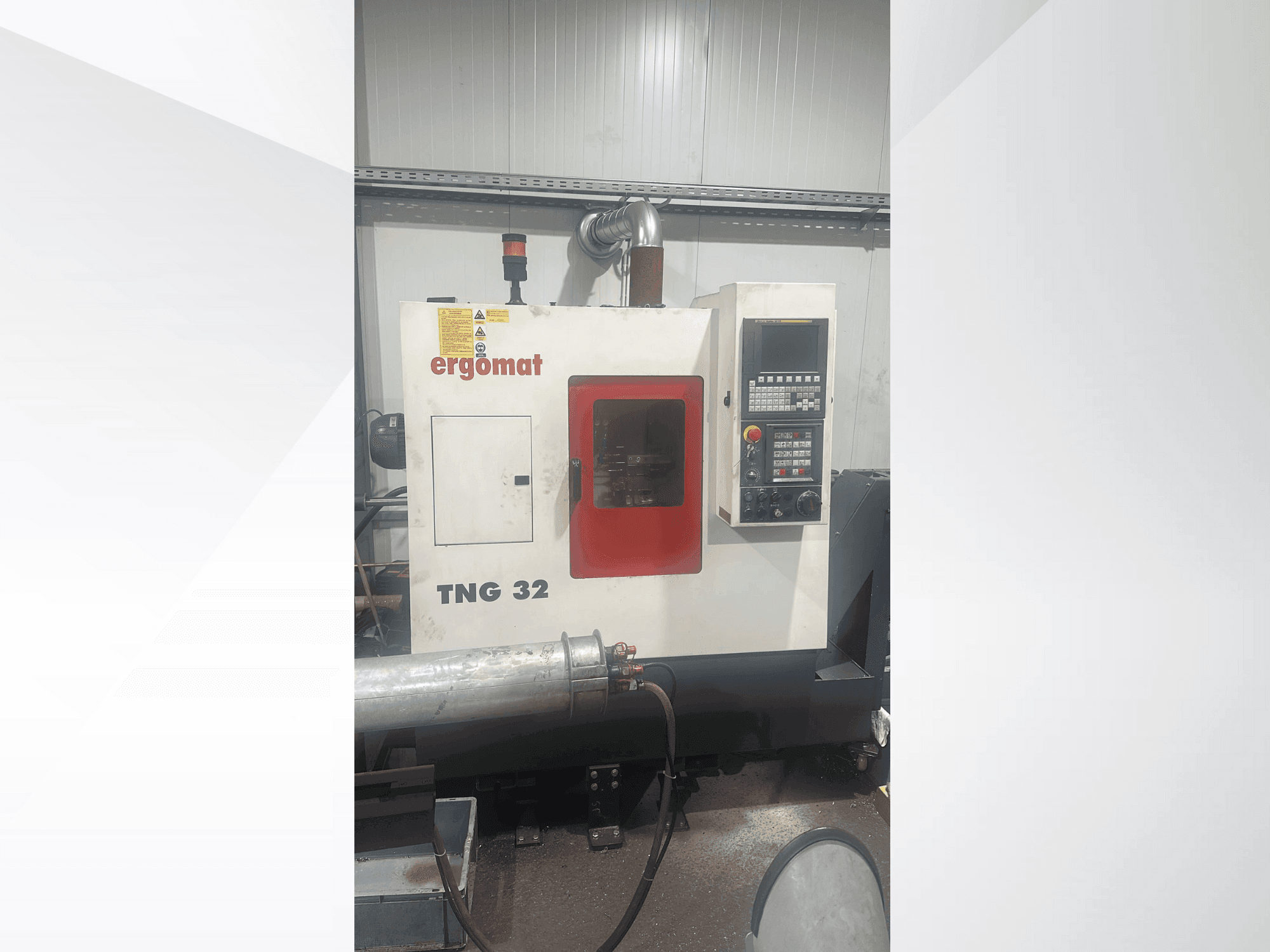 Widok z przodu maszyny ERGOMAT TNG 32