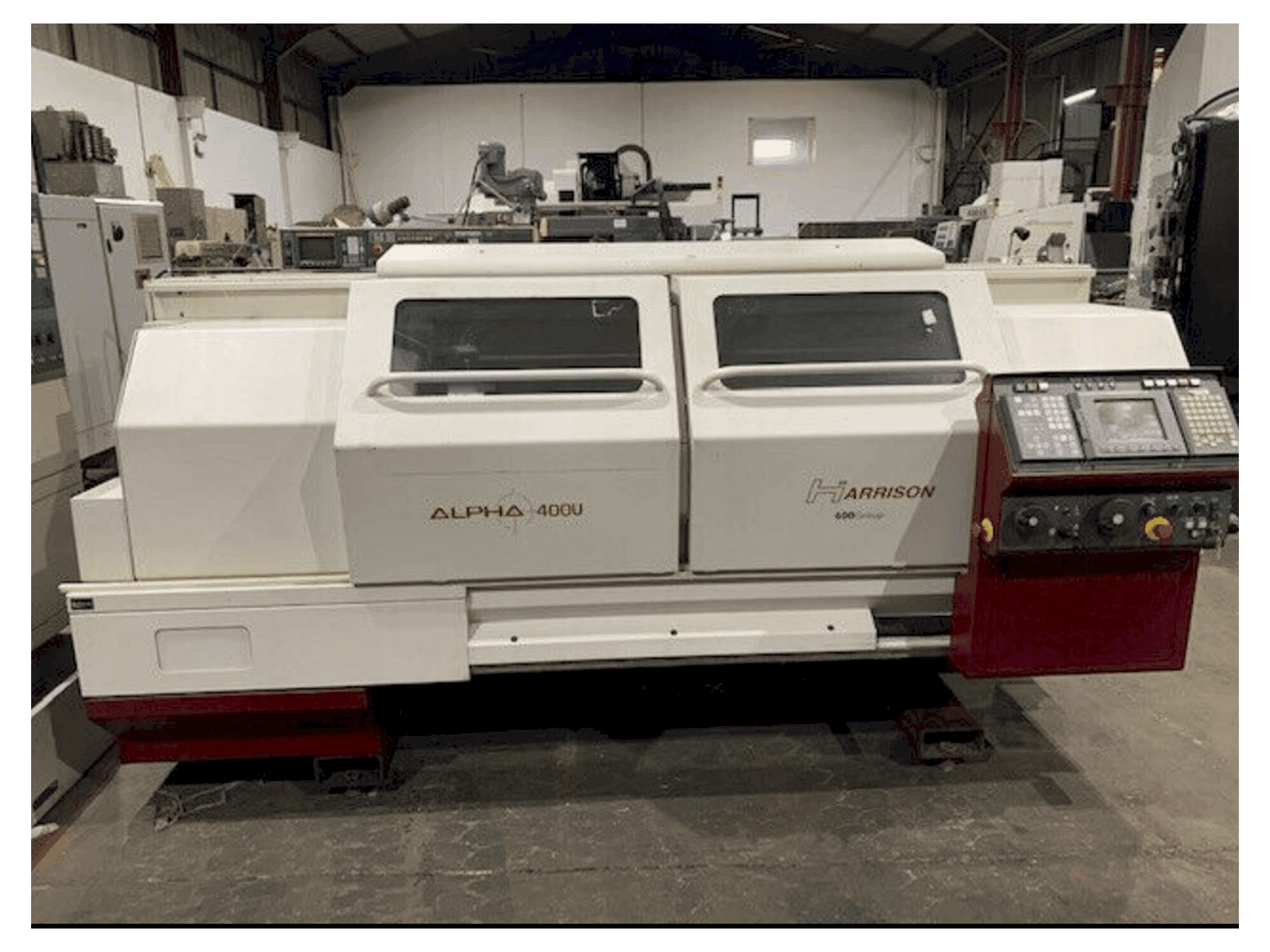 Widok z przodu maszyny Harrison ALPHA 400 U