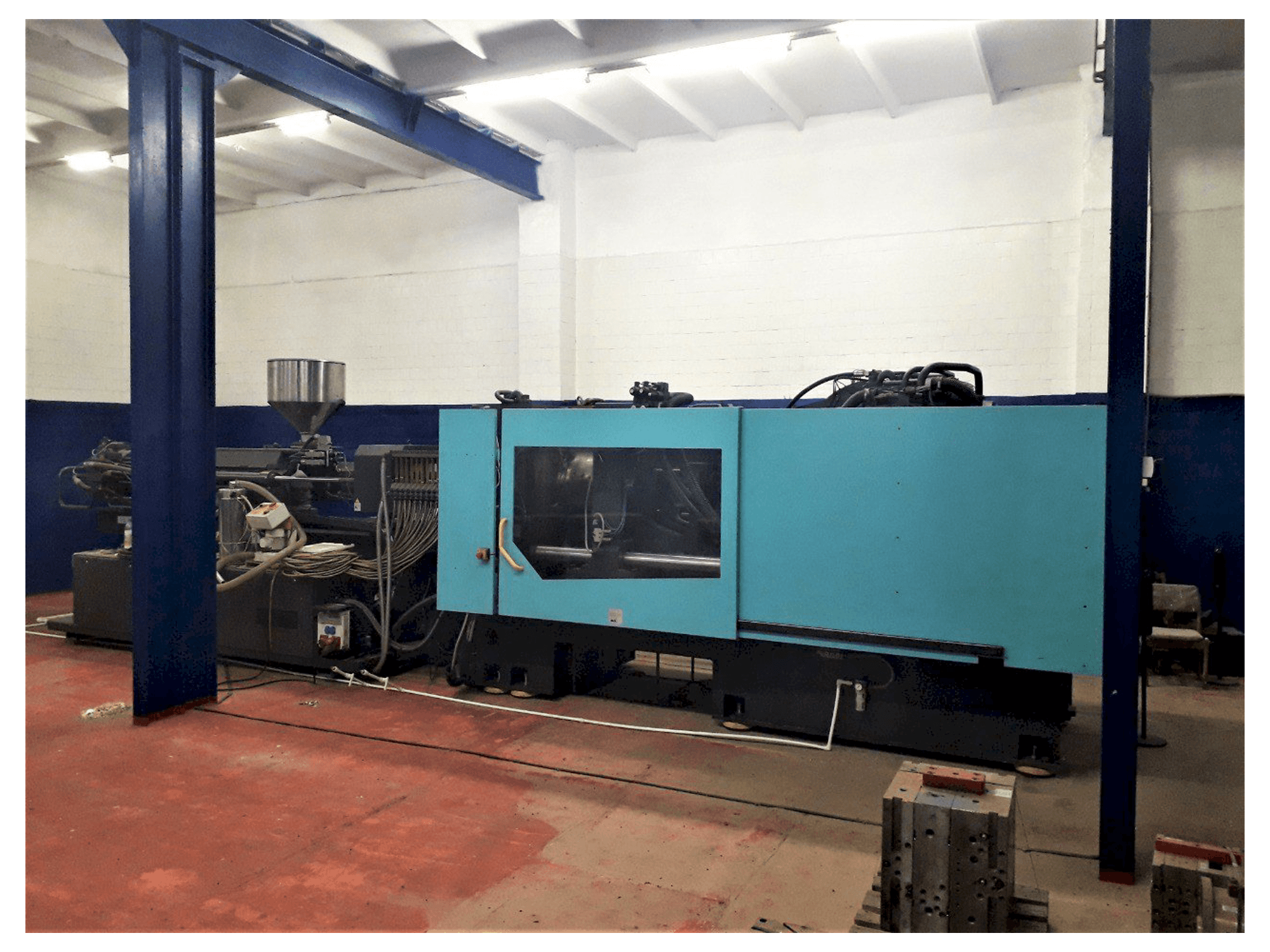 Widok z przodu maszyny DEMAG Systec Sumitomo 500/9200- 6400