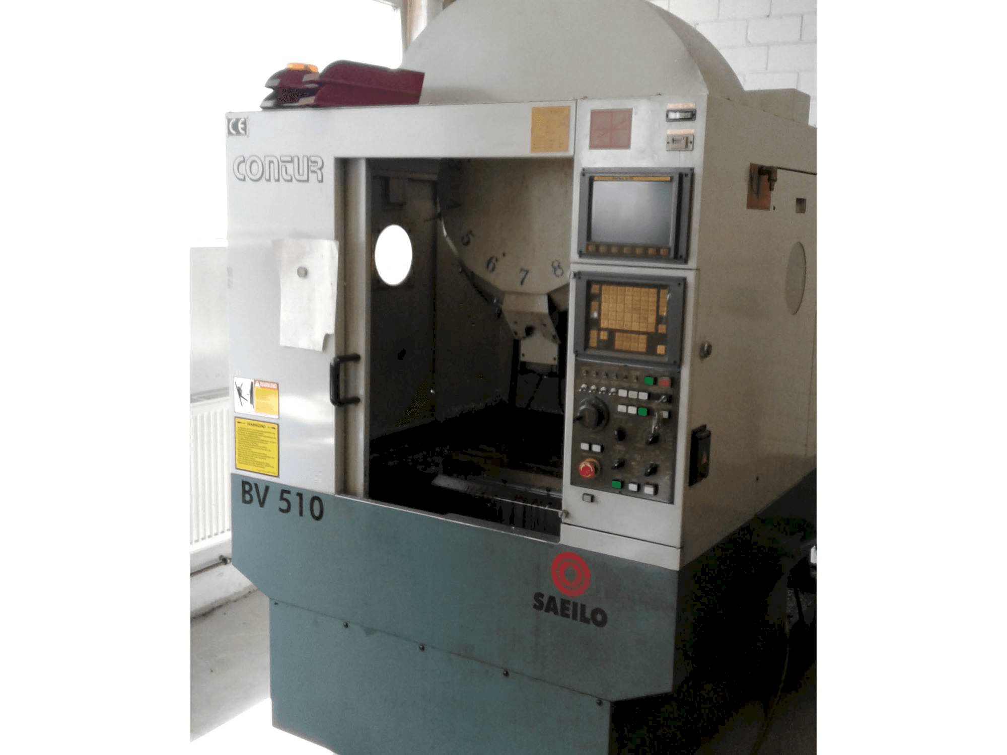 Widok z przodu maszyny Saeilo BV 510