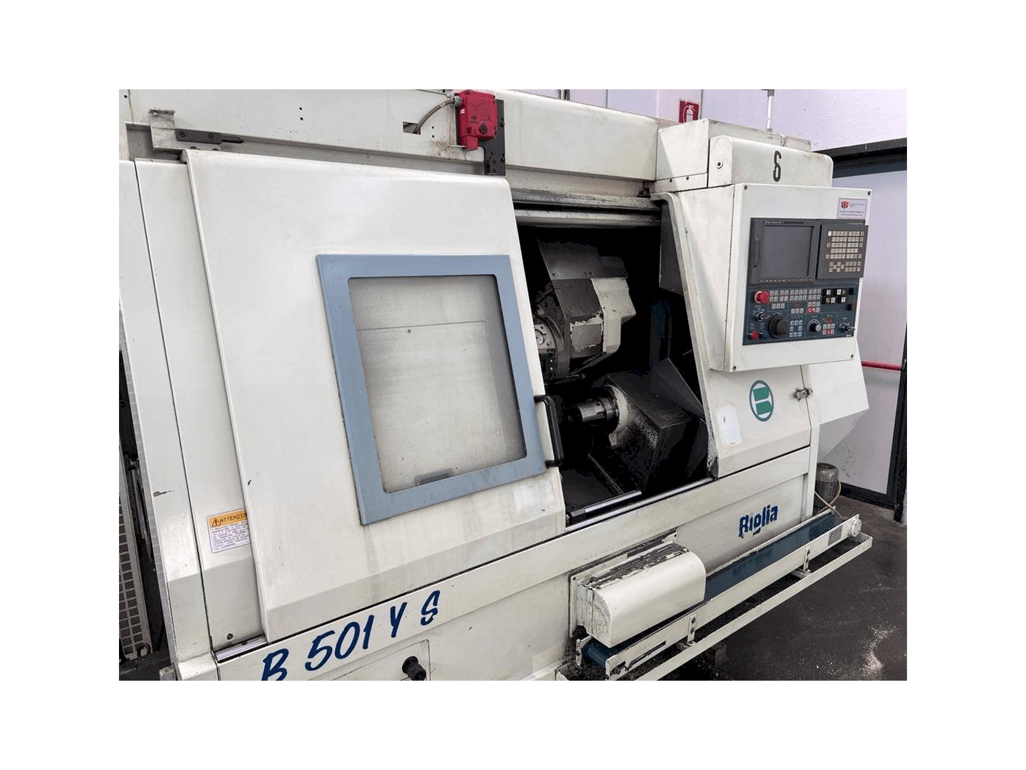 Widok z przodu maszyny Biglia B501YS