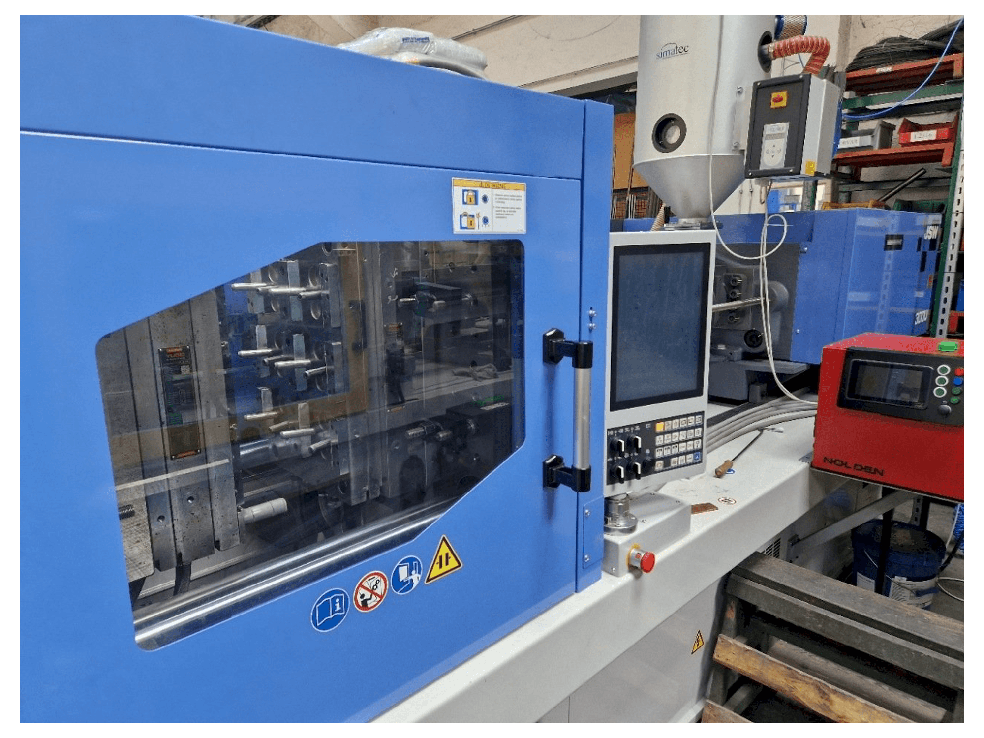 Widok lewej strony maszyny JSW J180ADS-300U