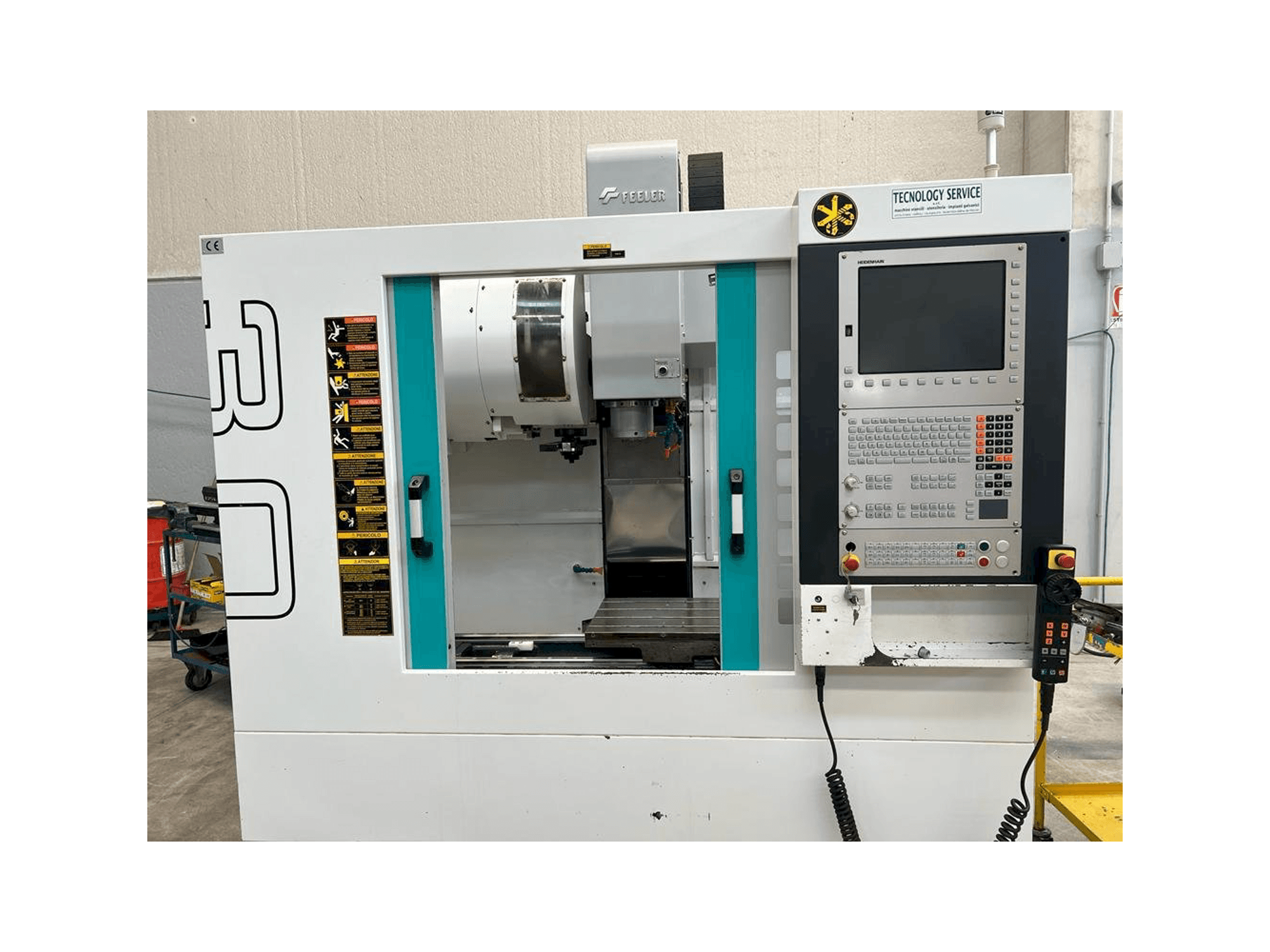 Widok z przodu maszyny Feeler VMP-30A