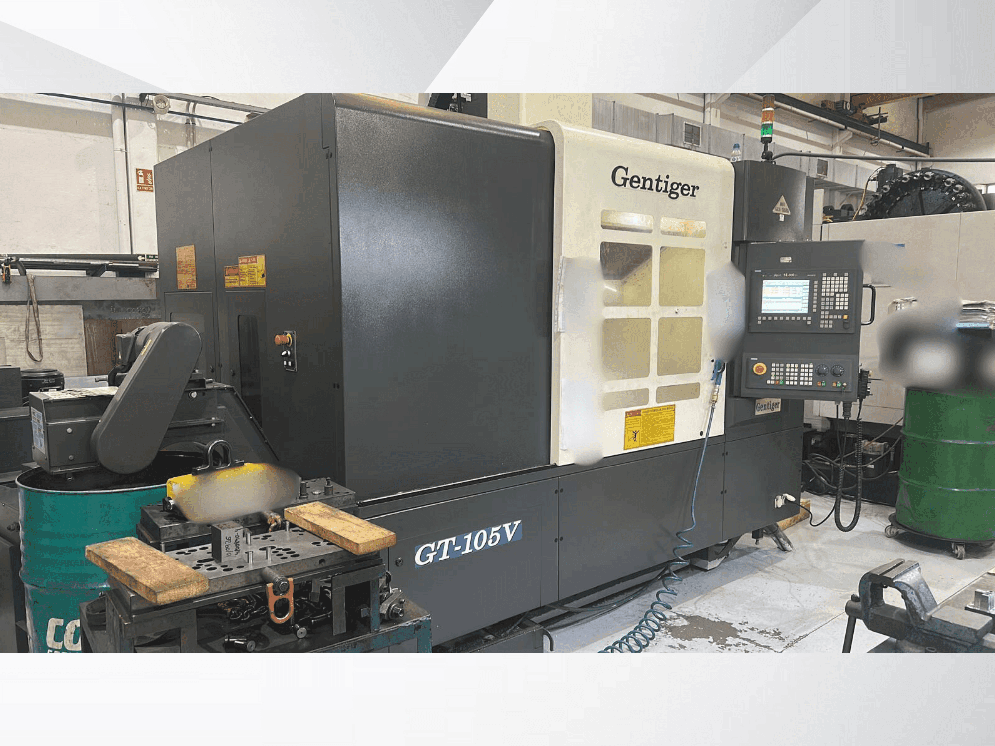 Widok z przodu maszyny GENTIGER GT-105V