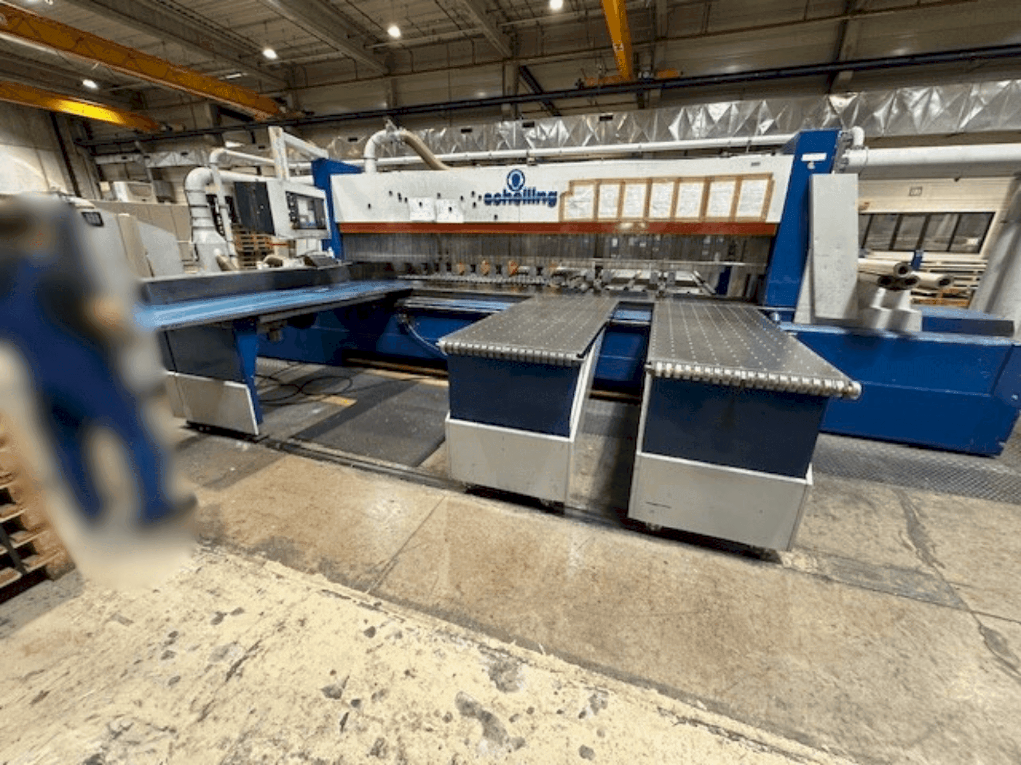 Widok z przodu maszyny SCHELLING FSM-430