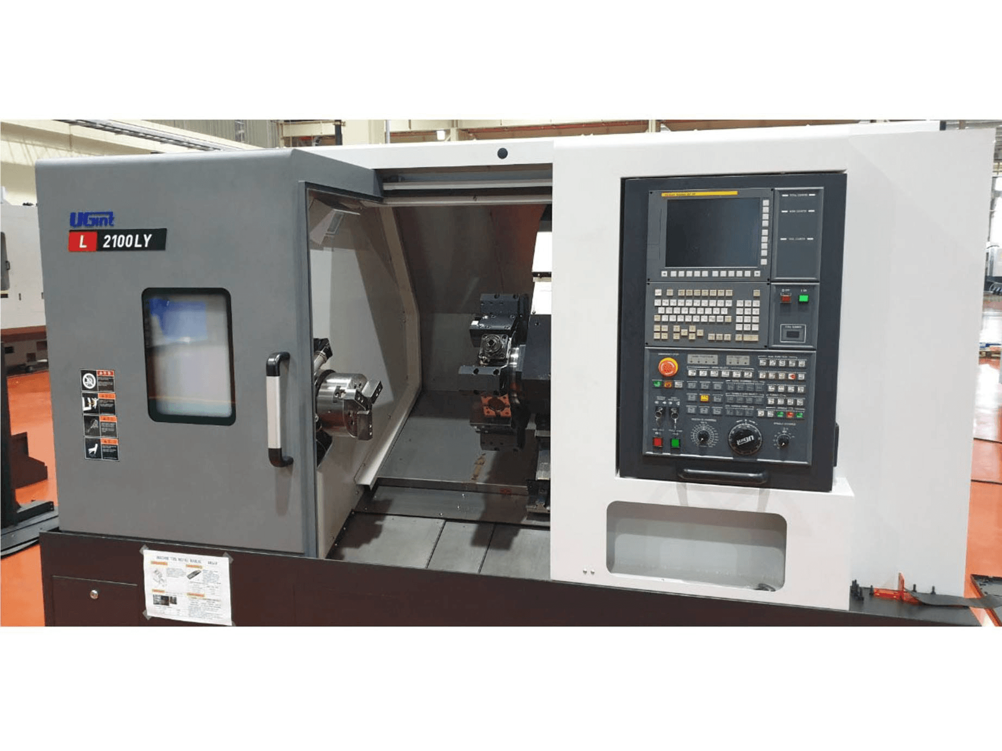 Widok z przodu maszyny UGINT L2100LY