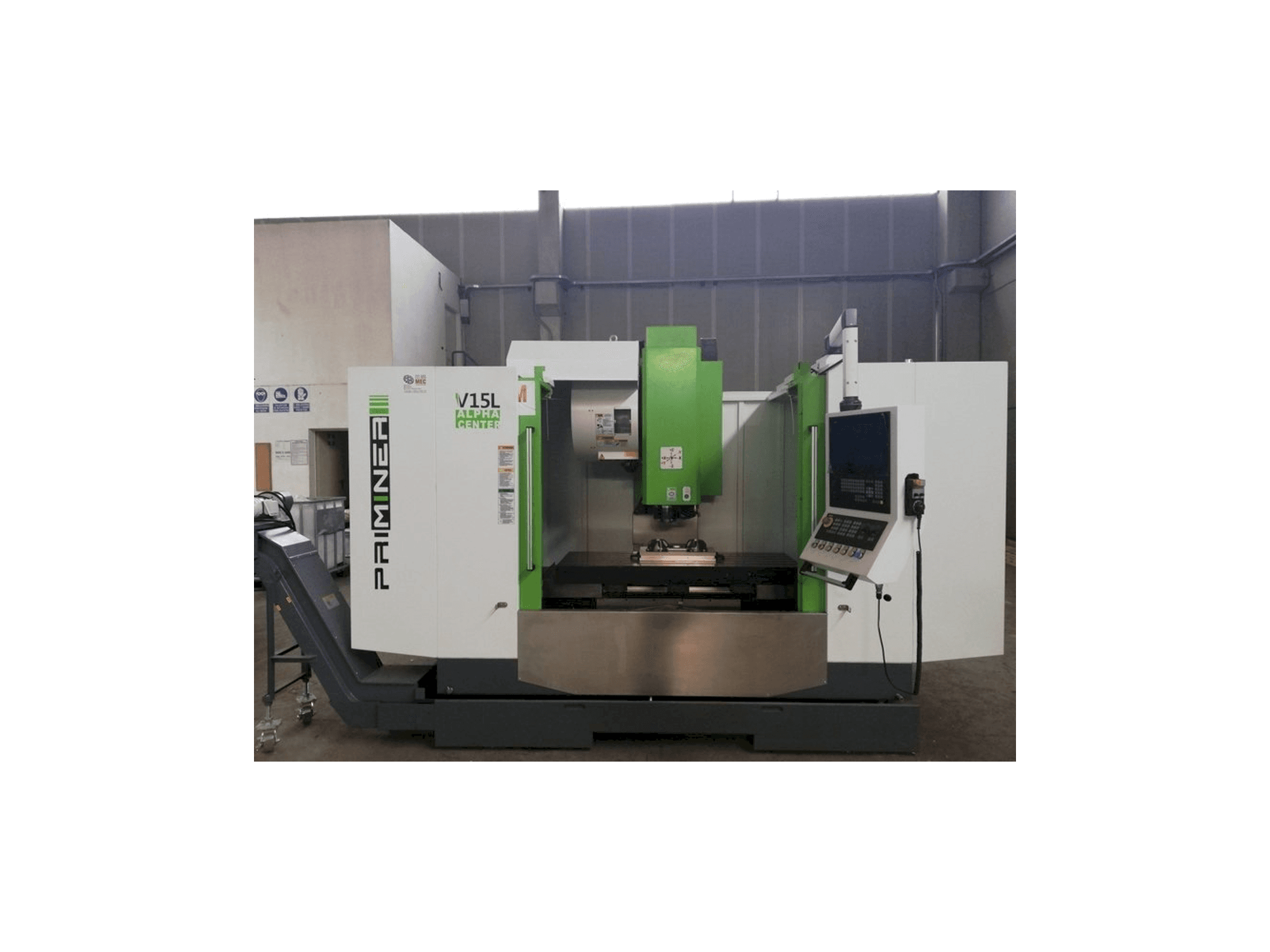 Widok z przodu maszyny Priminer V 15L