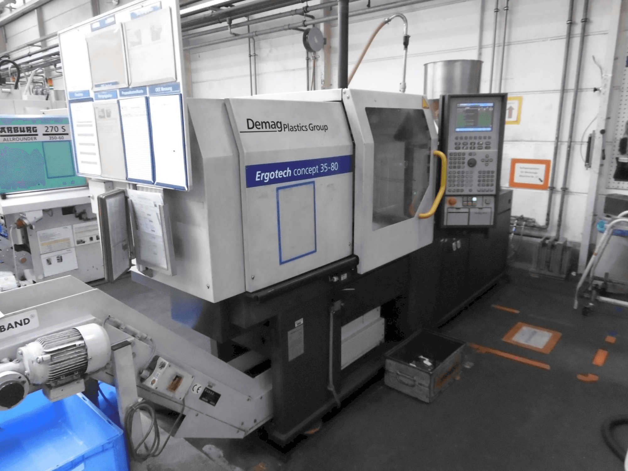 Widok z przodu maszyny DEMAG Ergotech Concept 35 - 280 - 80