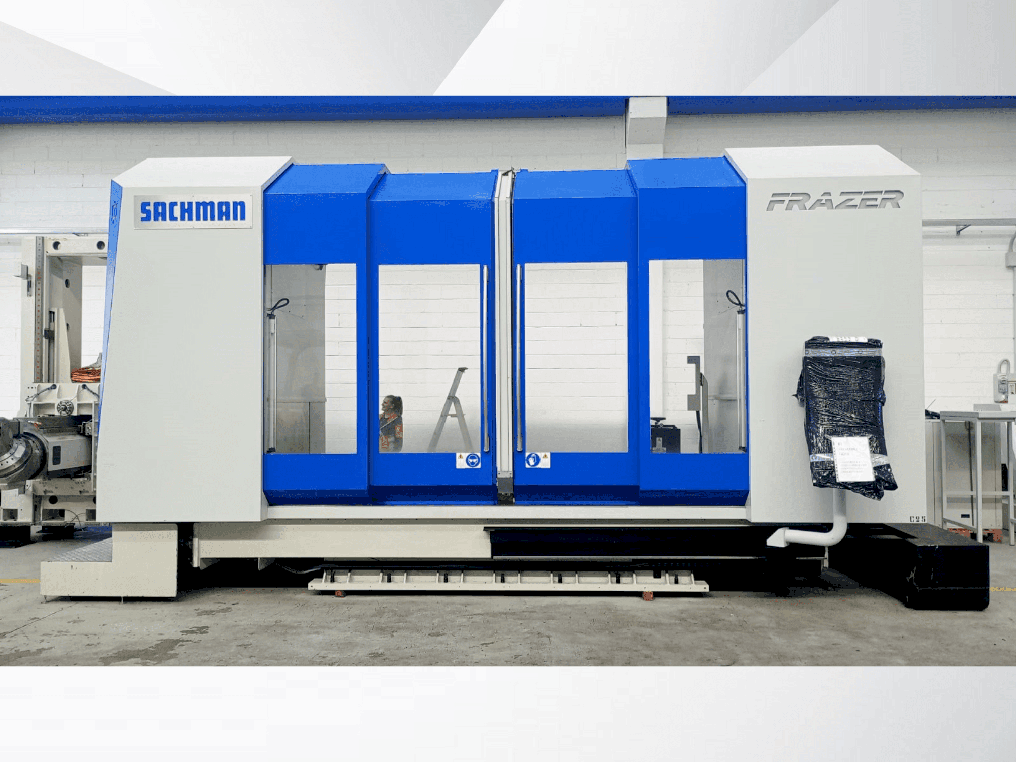 Widok z przodu maszyny JOBS FRAZER