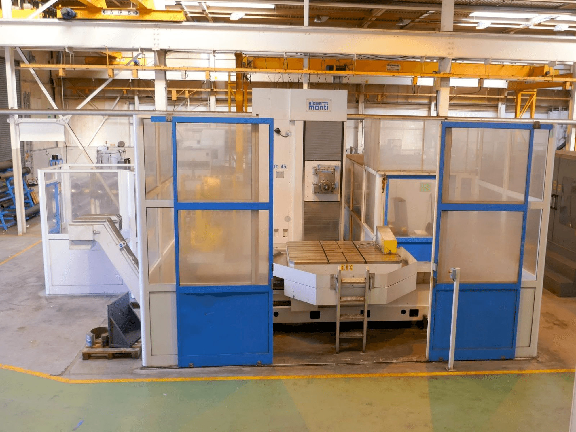 Widok z przodu maszyny ALESA MONTI FT 45 TG