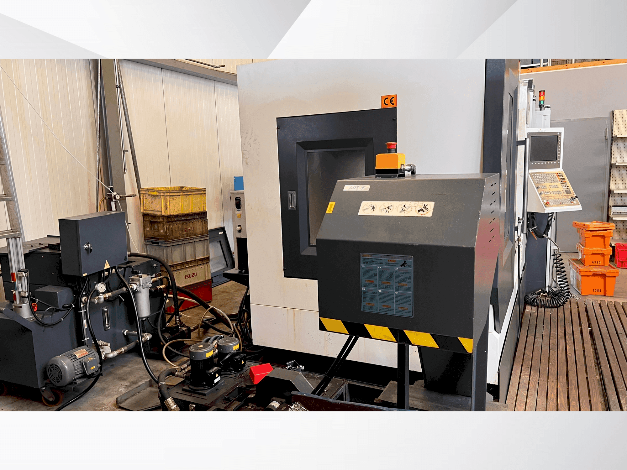 Widok z przodu maszyny POSmill C 1050