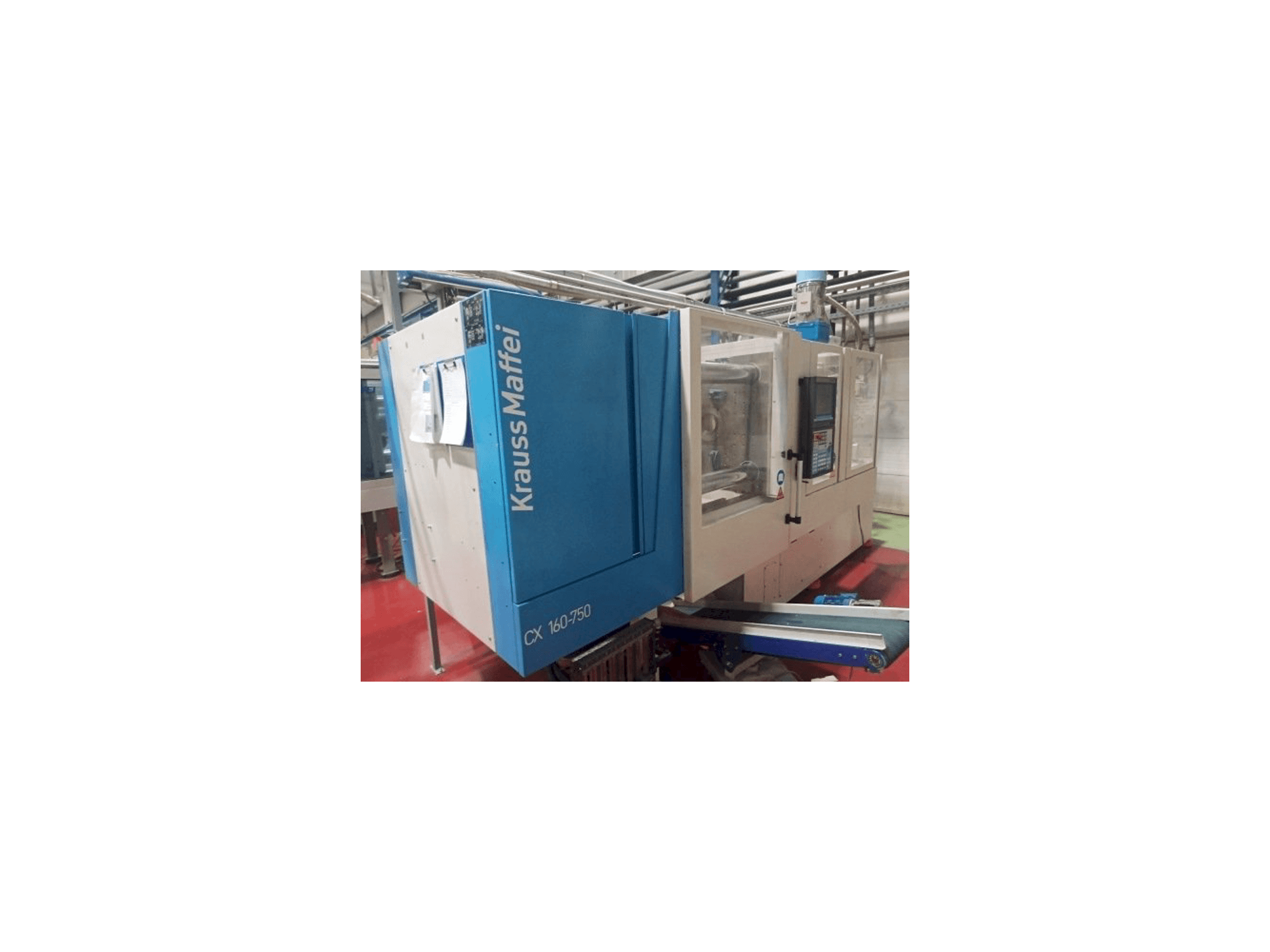 Widok z przodu maszyny Krauss Maffei KM 160-750 CX