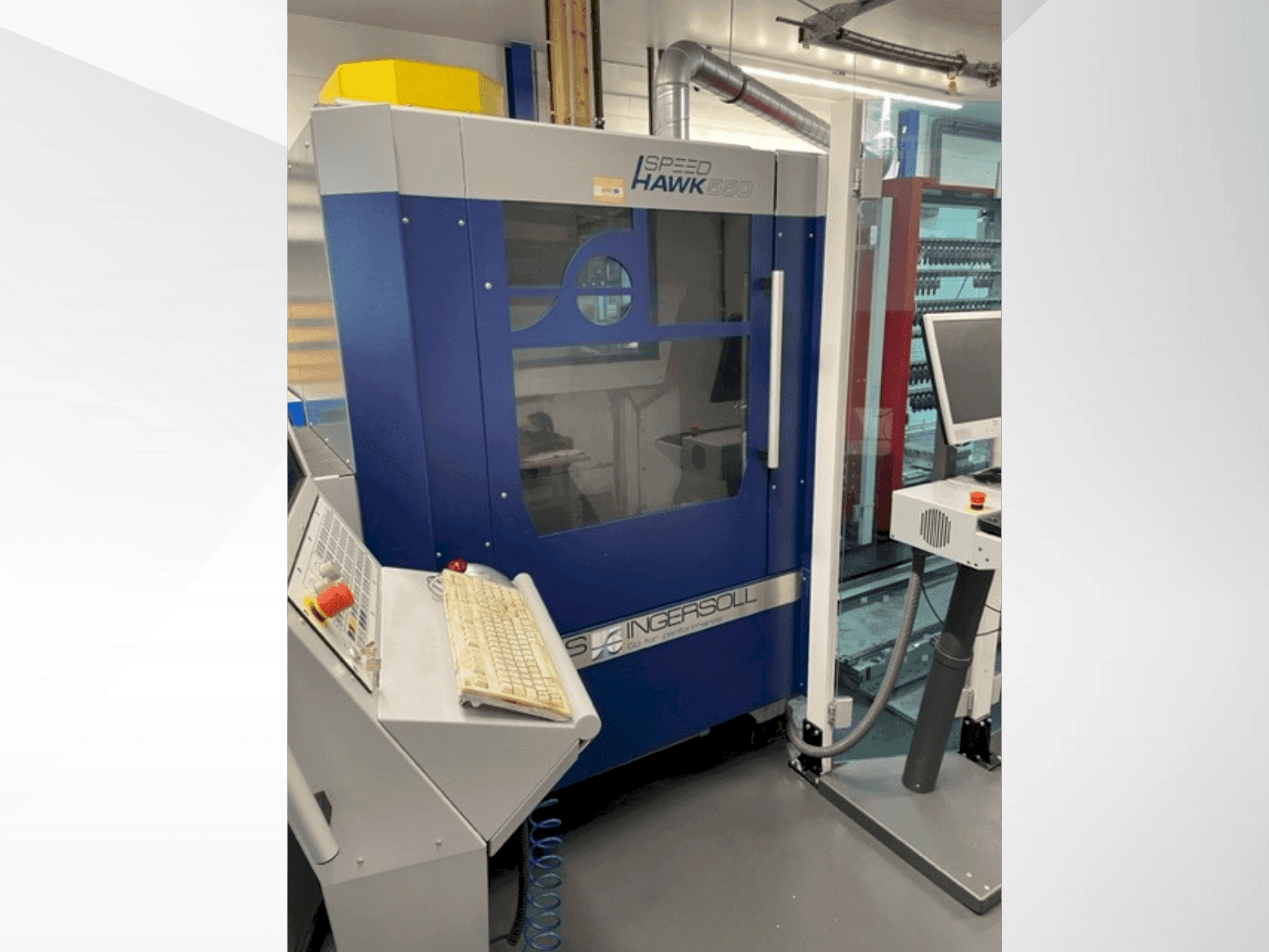 Widok z przodu maszyny OPS INGERSOLL SPEED HAWK 550