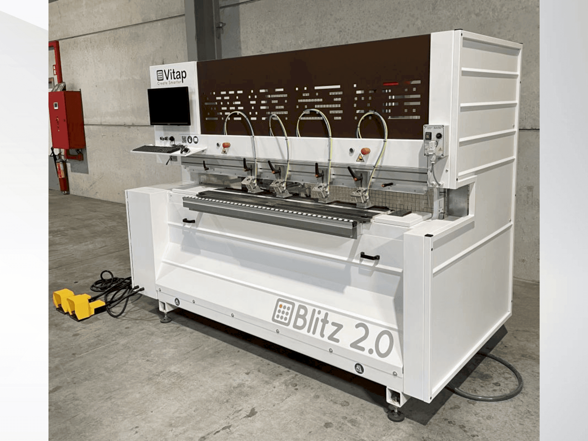 Widok z przodu maszyny VITAP BLITZ 2.0