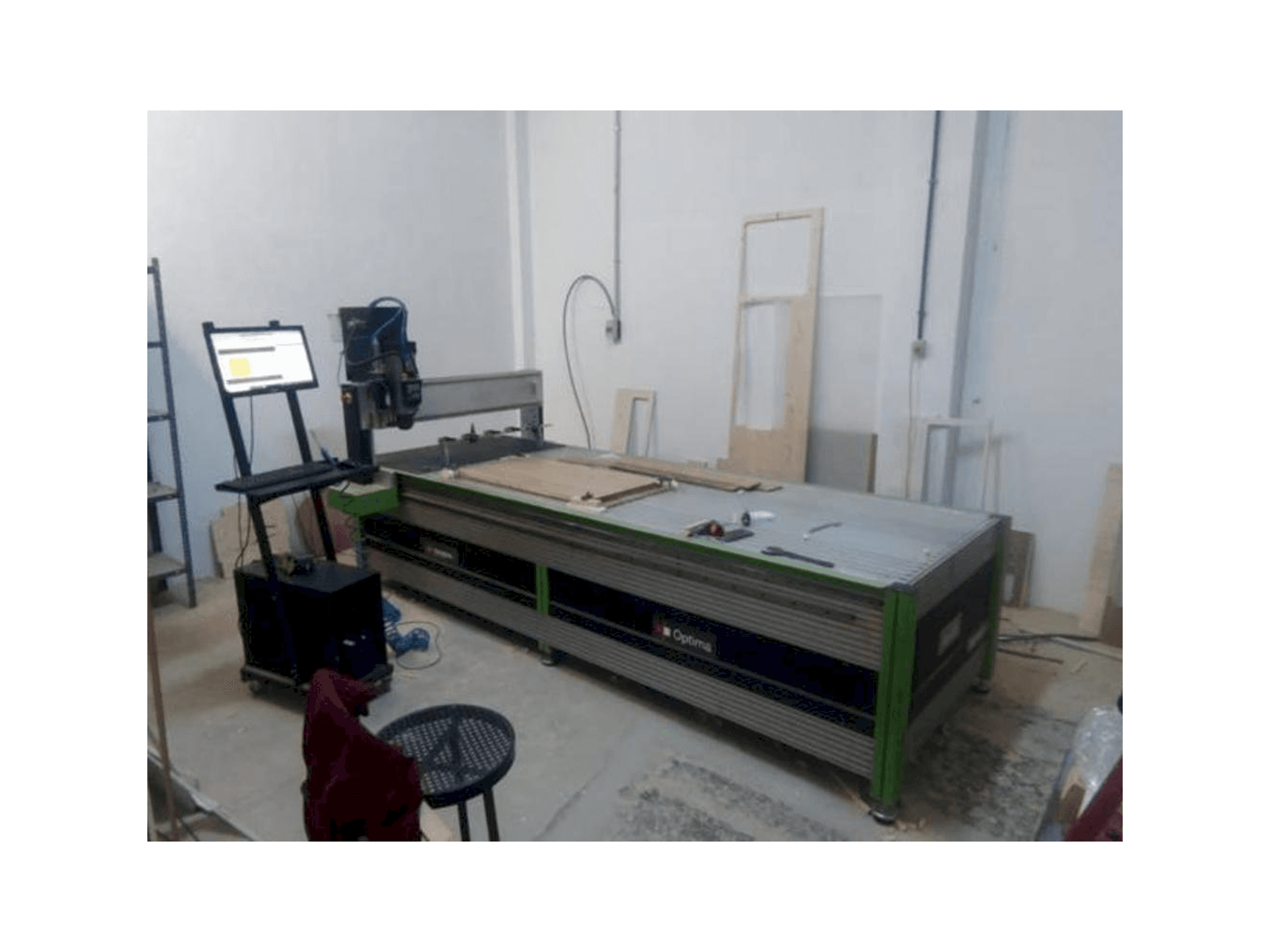 Widok z przodu maszyny OPTIMA 2510