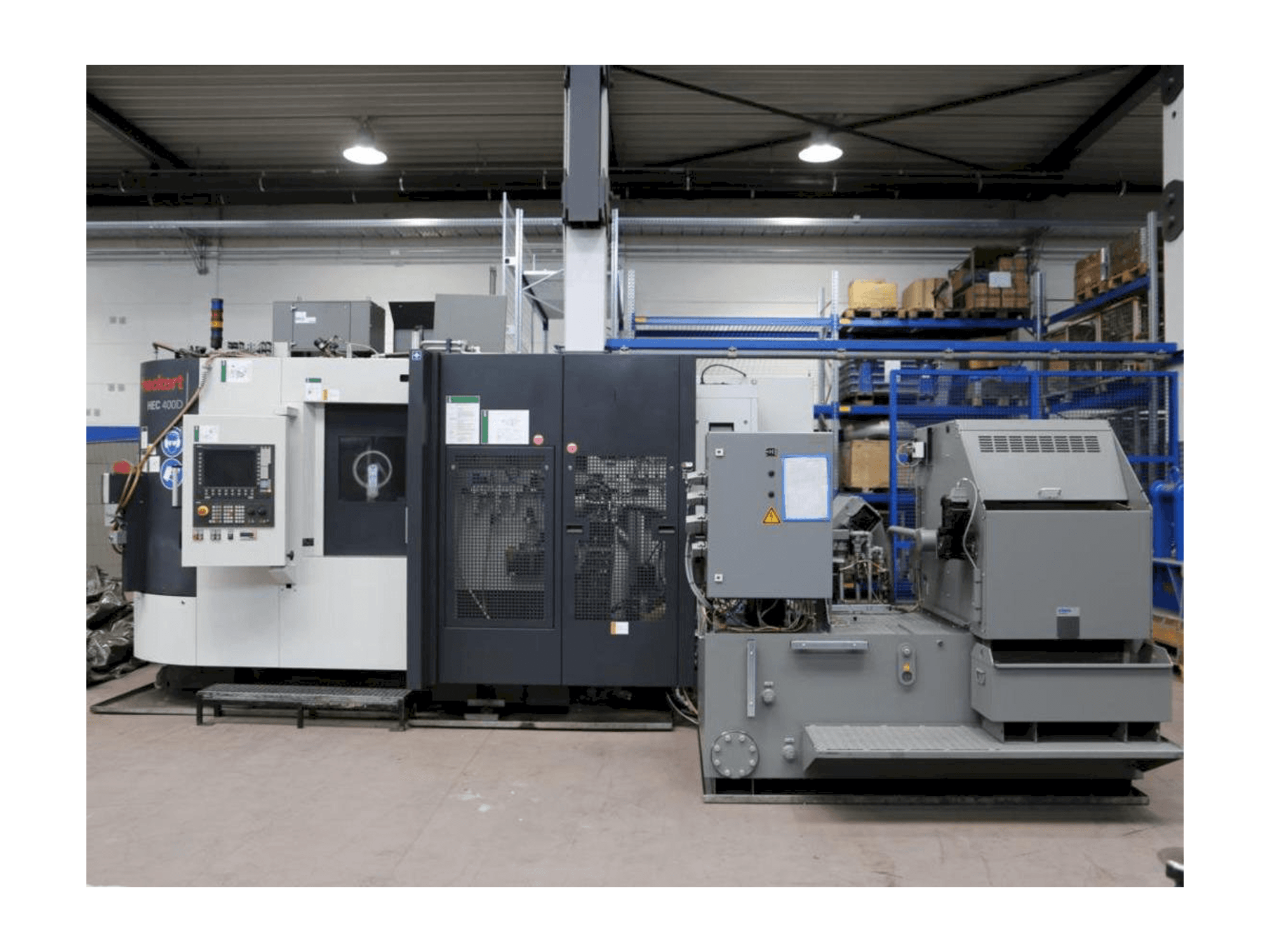 Widok z przodu maszyny Heckert HEC 400D