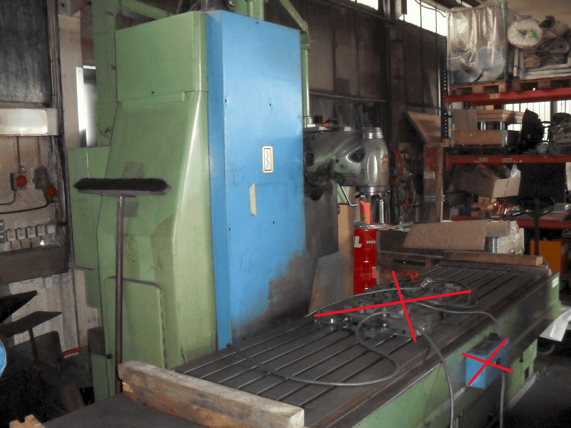 Widok z przodu maszyny SACHMAN RP 3