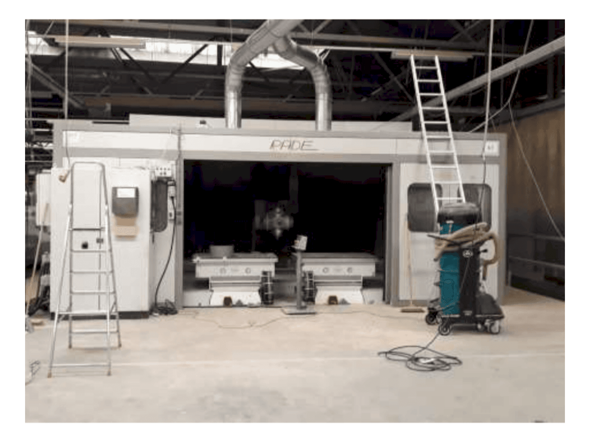 Widok z przodu maszyny PADE UNI 5 concept