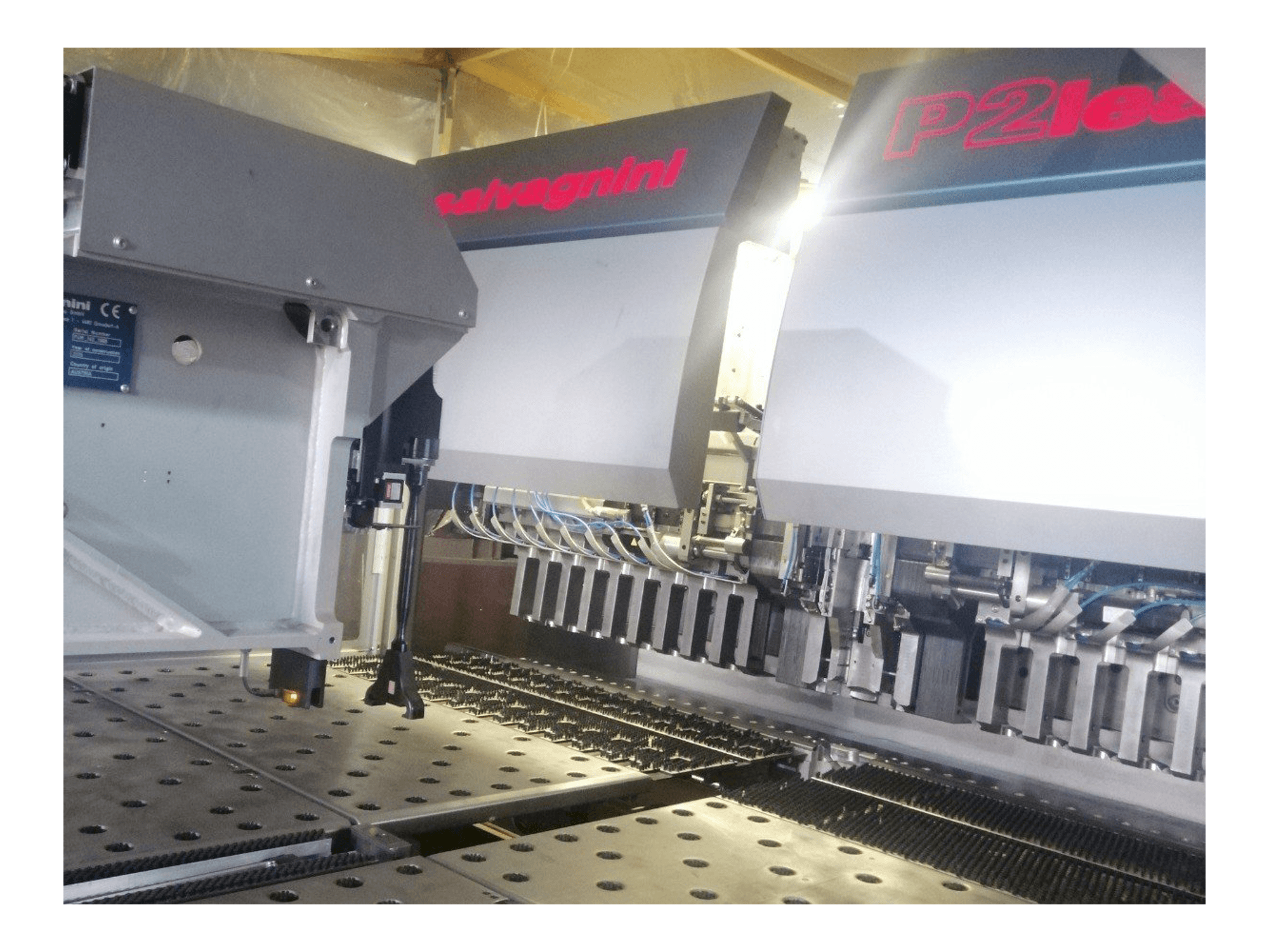 Widok z przodu maszyny Salvagnini P2lean