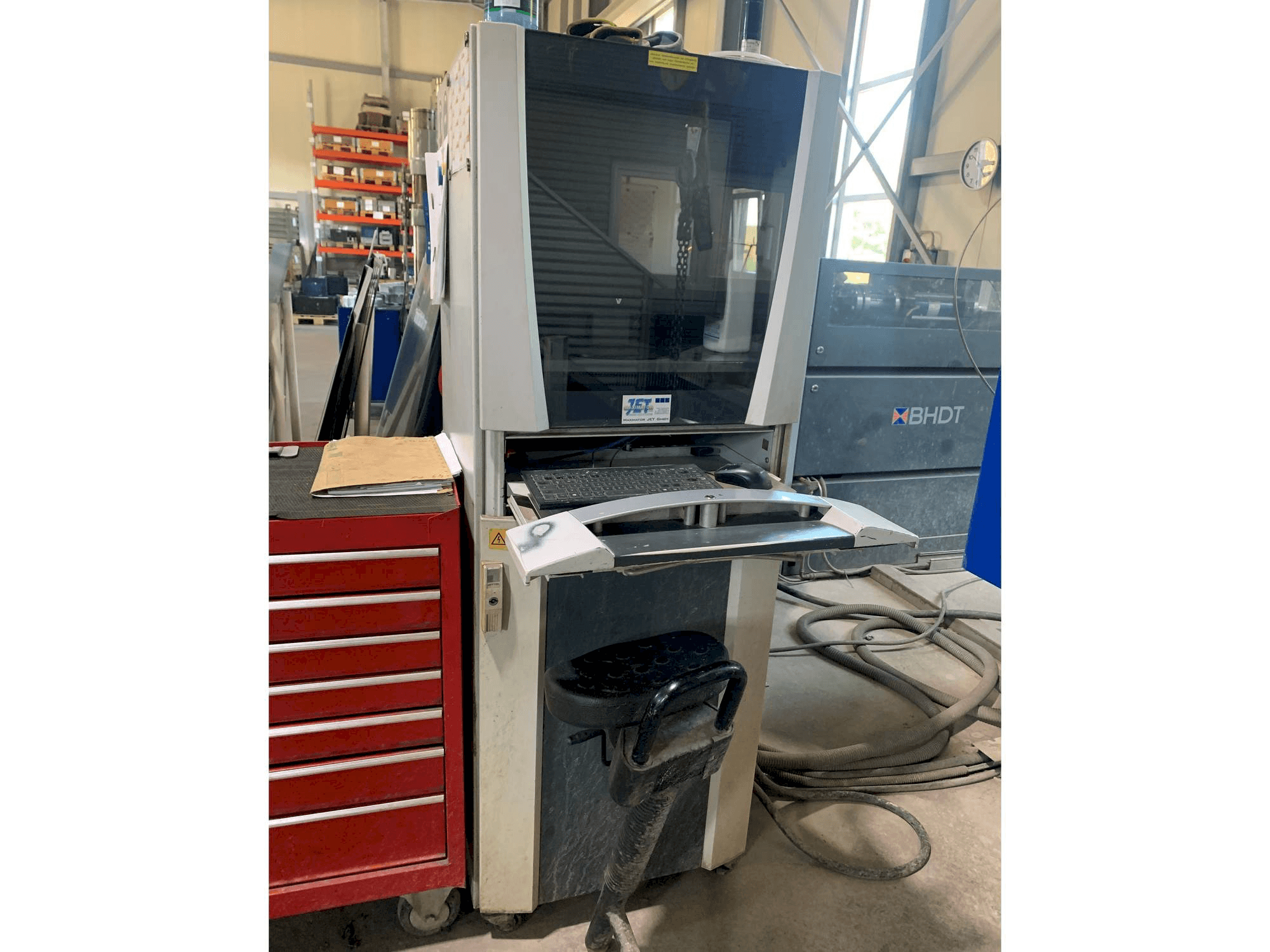 Widok z przodu maszyny MAXIMATOR JetMax HS 2515