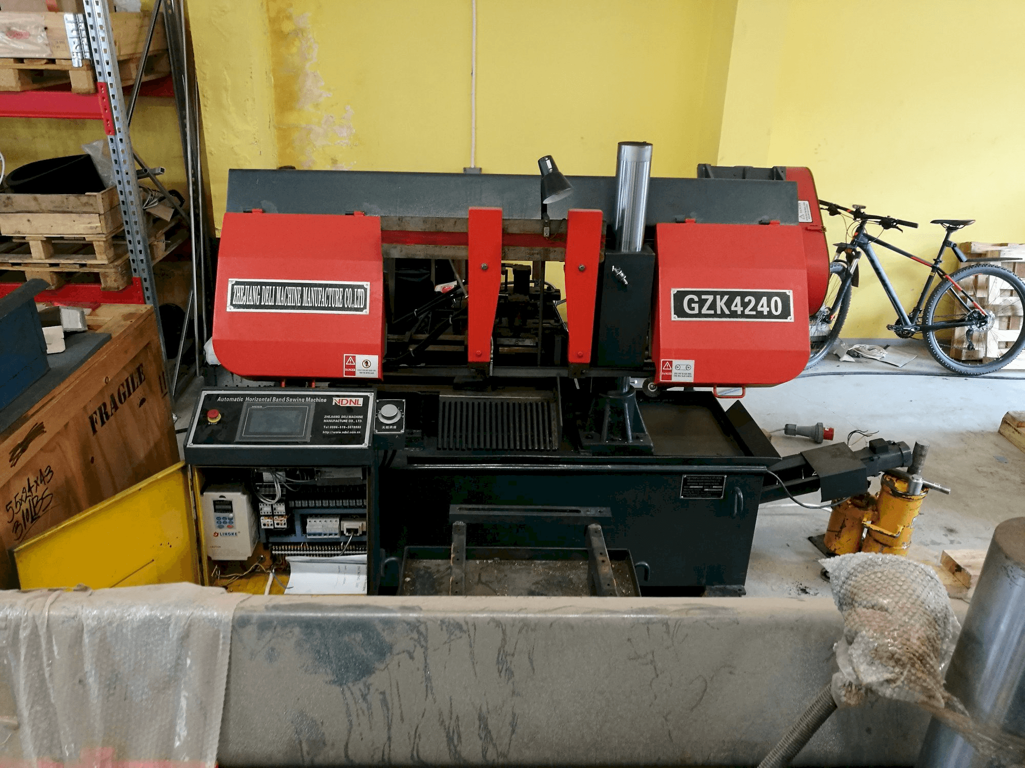 Widok z przodu maszyny NDNL GZK4240