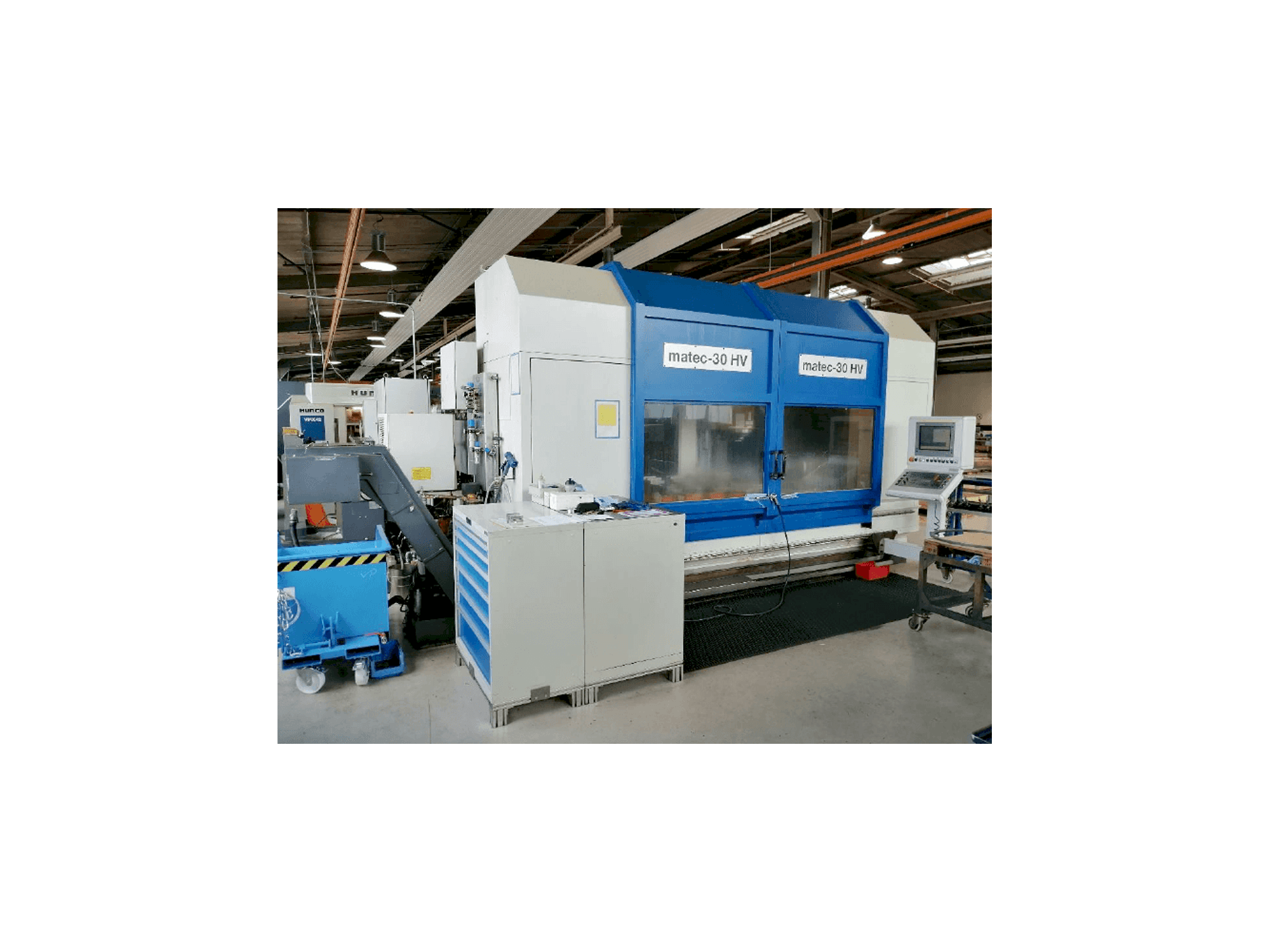 Widok z przodu maszyny Matec 30 HV