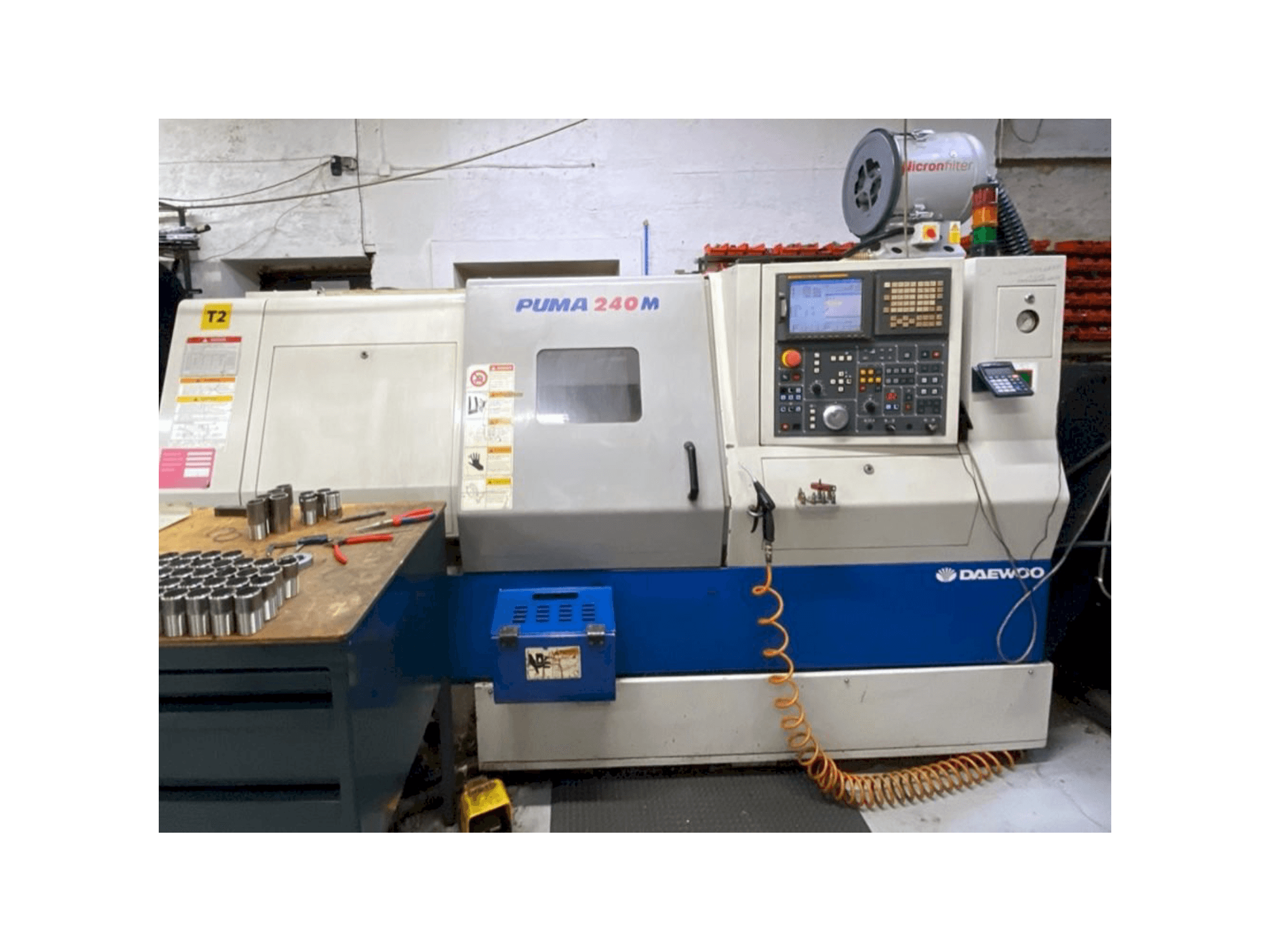 Widok z przodu maszyny DAEWOO PUMA 240MB