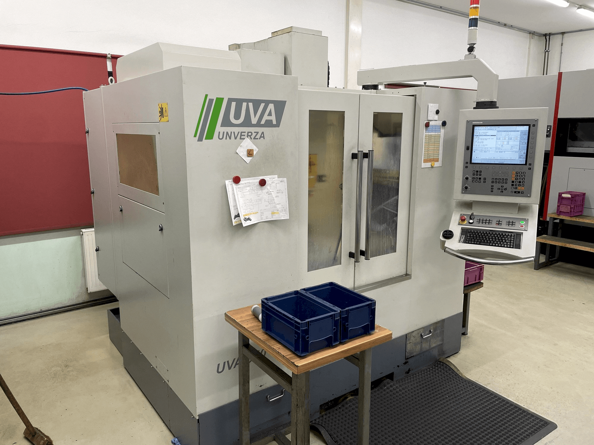 Widok z przodu maszyny HOMMEL UNVERZAGT UVA 550 Plus