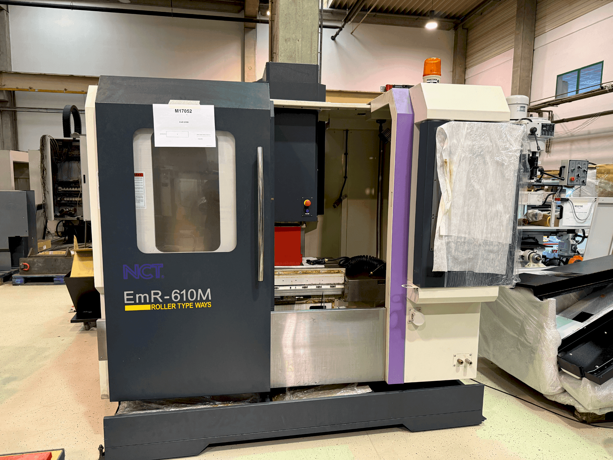 Widok z przodu maszyny NCT EmR-610M