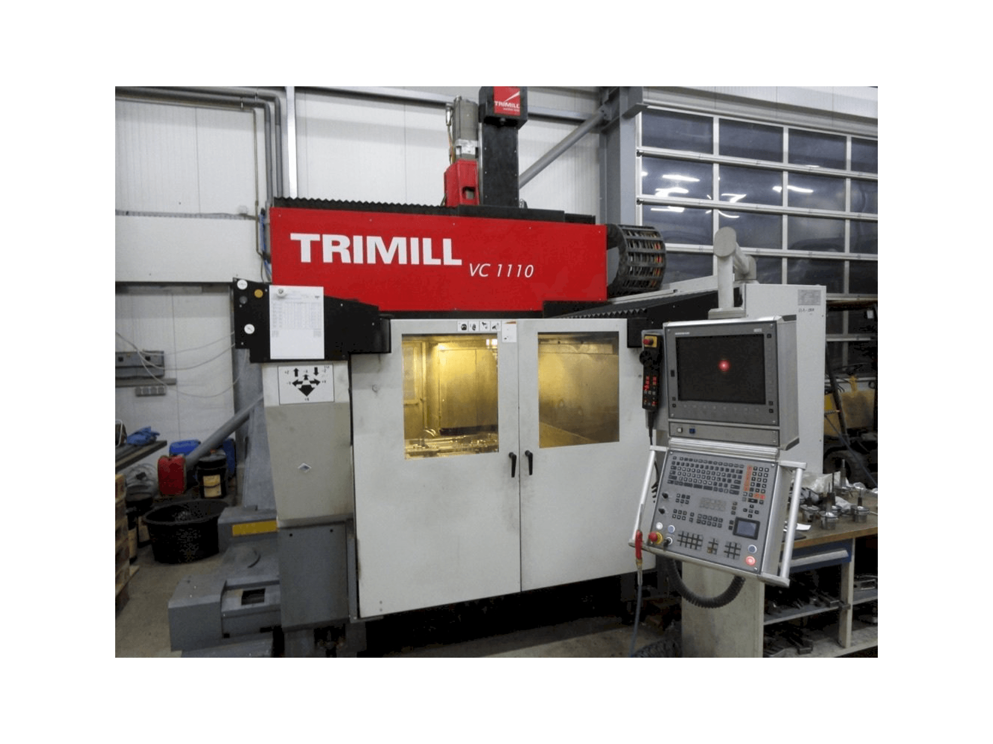 Widok z przodu maszyny TRIMILL VC1110