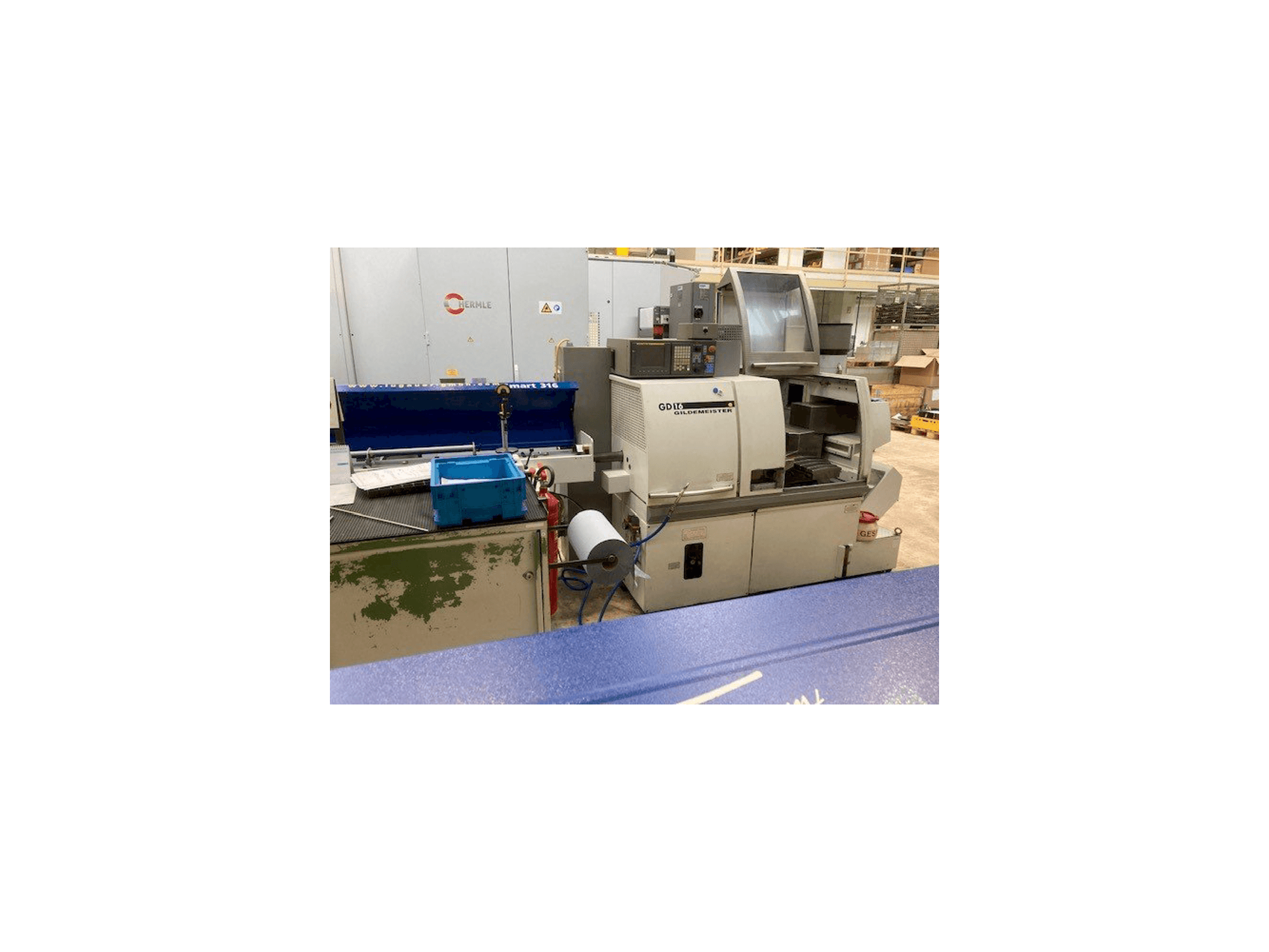 Widok z przodu maszyny Gildemeister GD 16