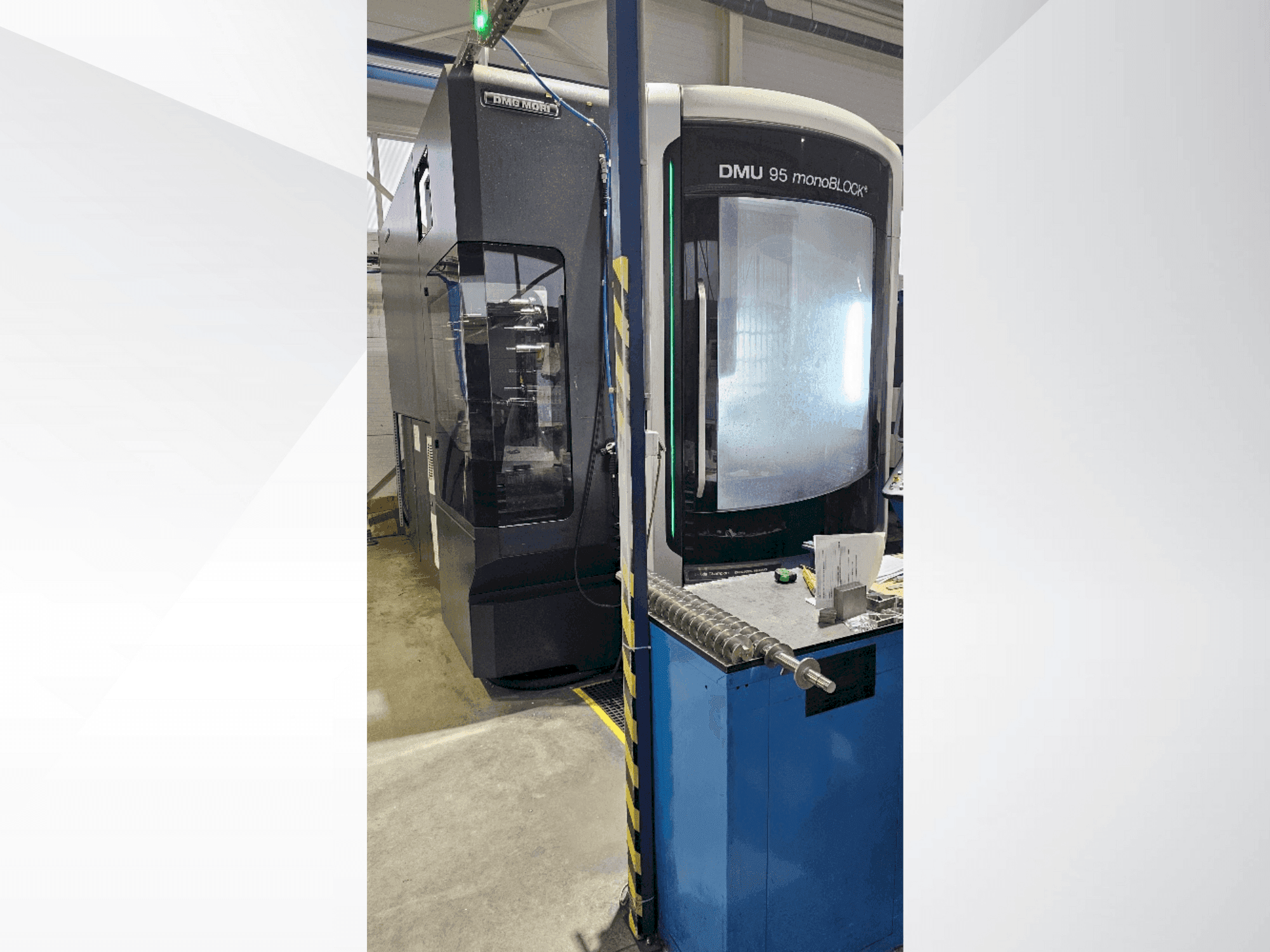Widok z przodu maszyny DMG MORI DMU 95 monoBlock