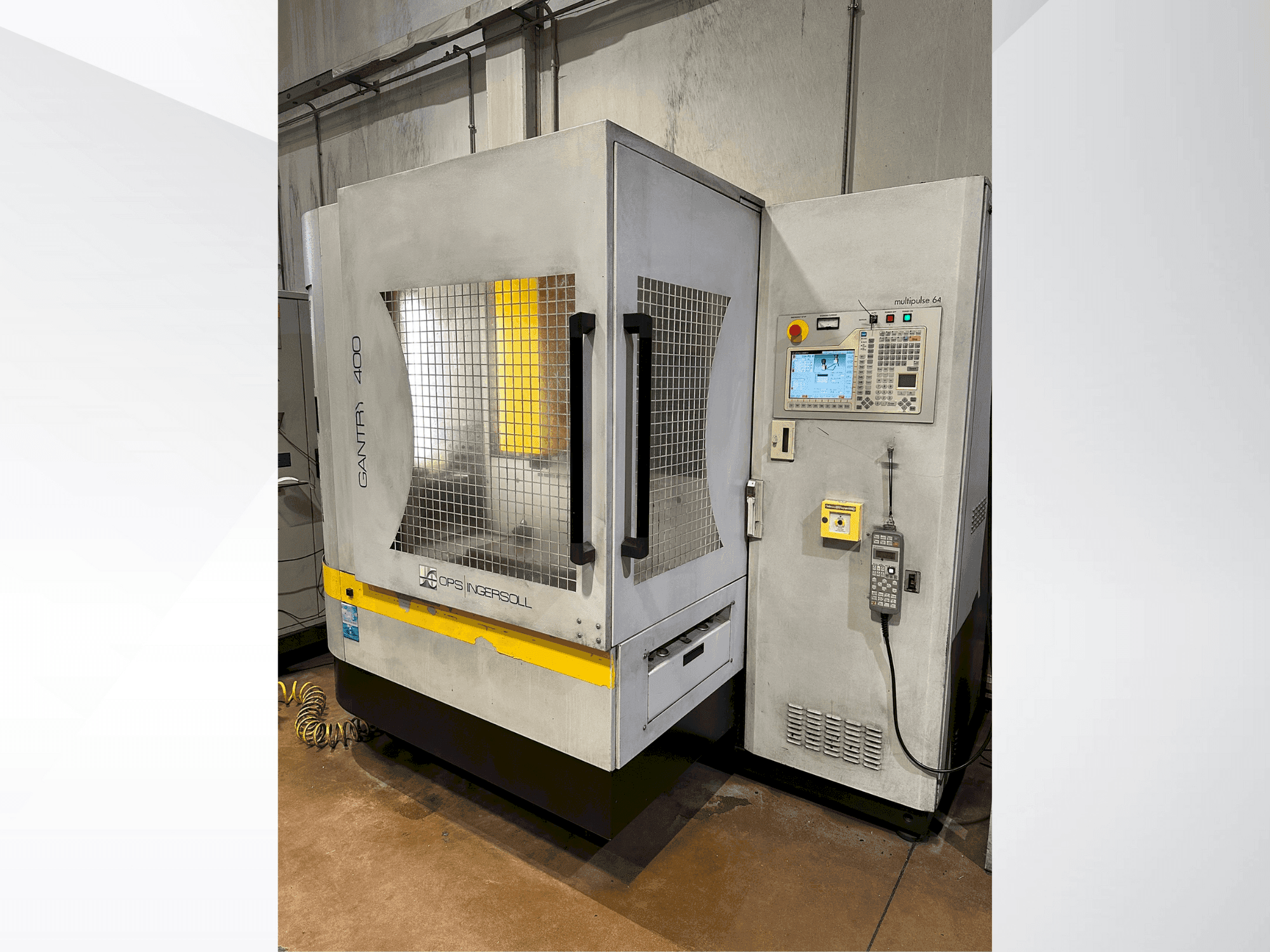 Widok z przodu maszyny INGERSOLL Gantry 400