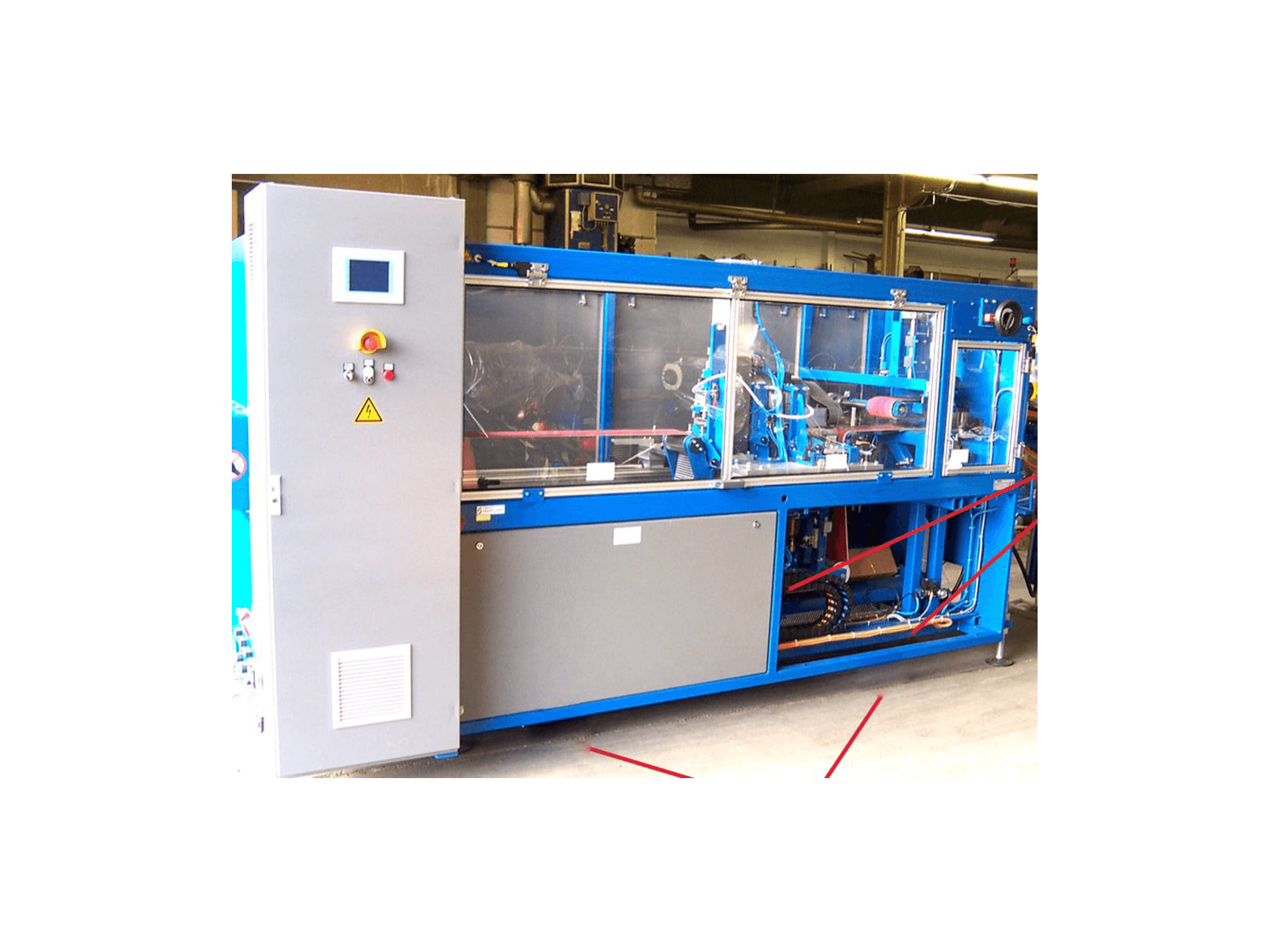 Widok z lewej maszyny BASTON TSQ-P-503-S-100