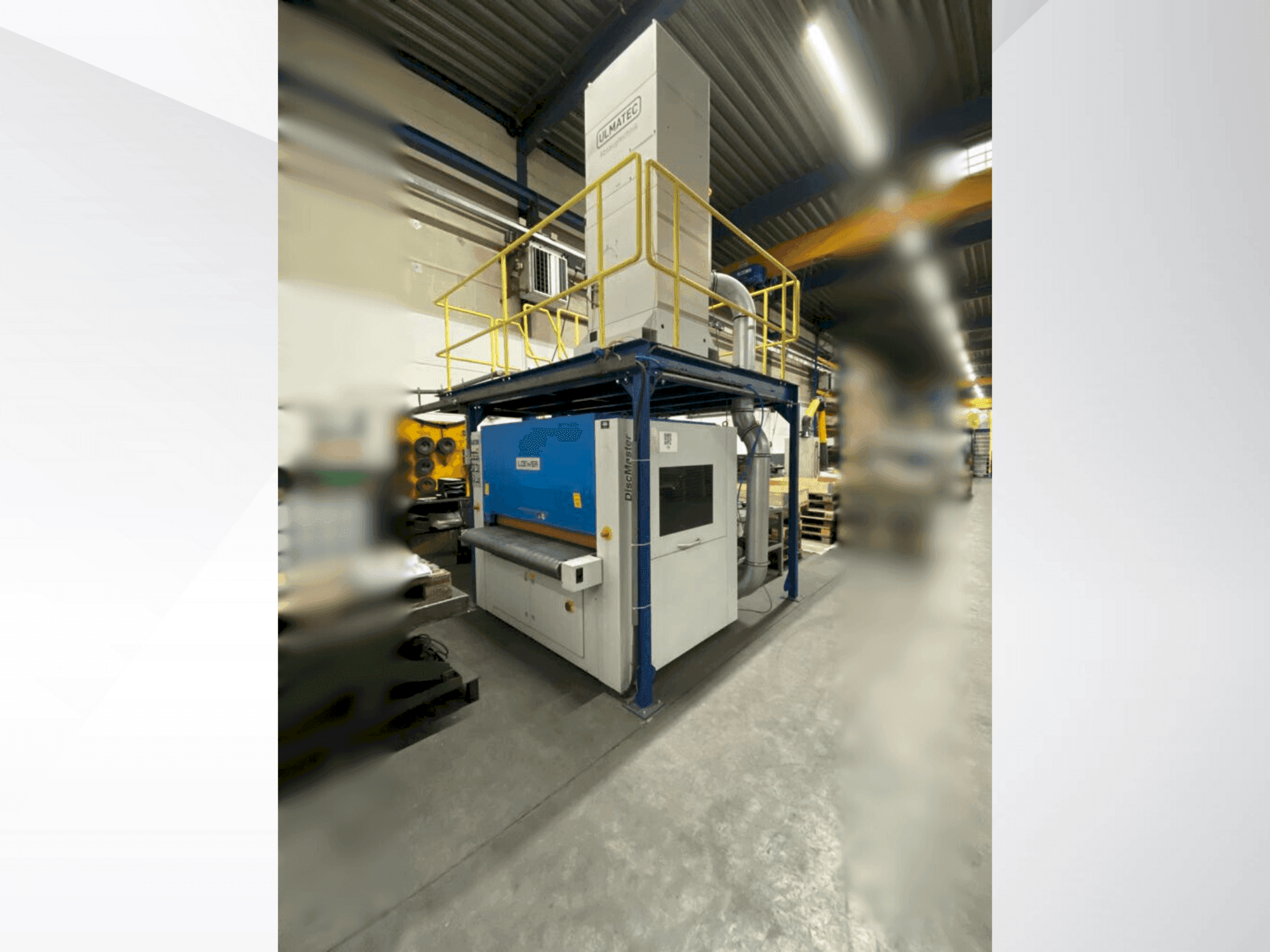 Widok z przodu maszyny LOEWER DiscMaster 6TD-1500