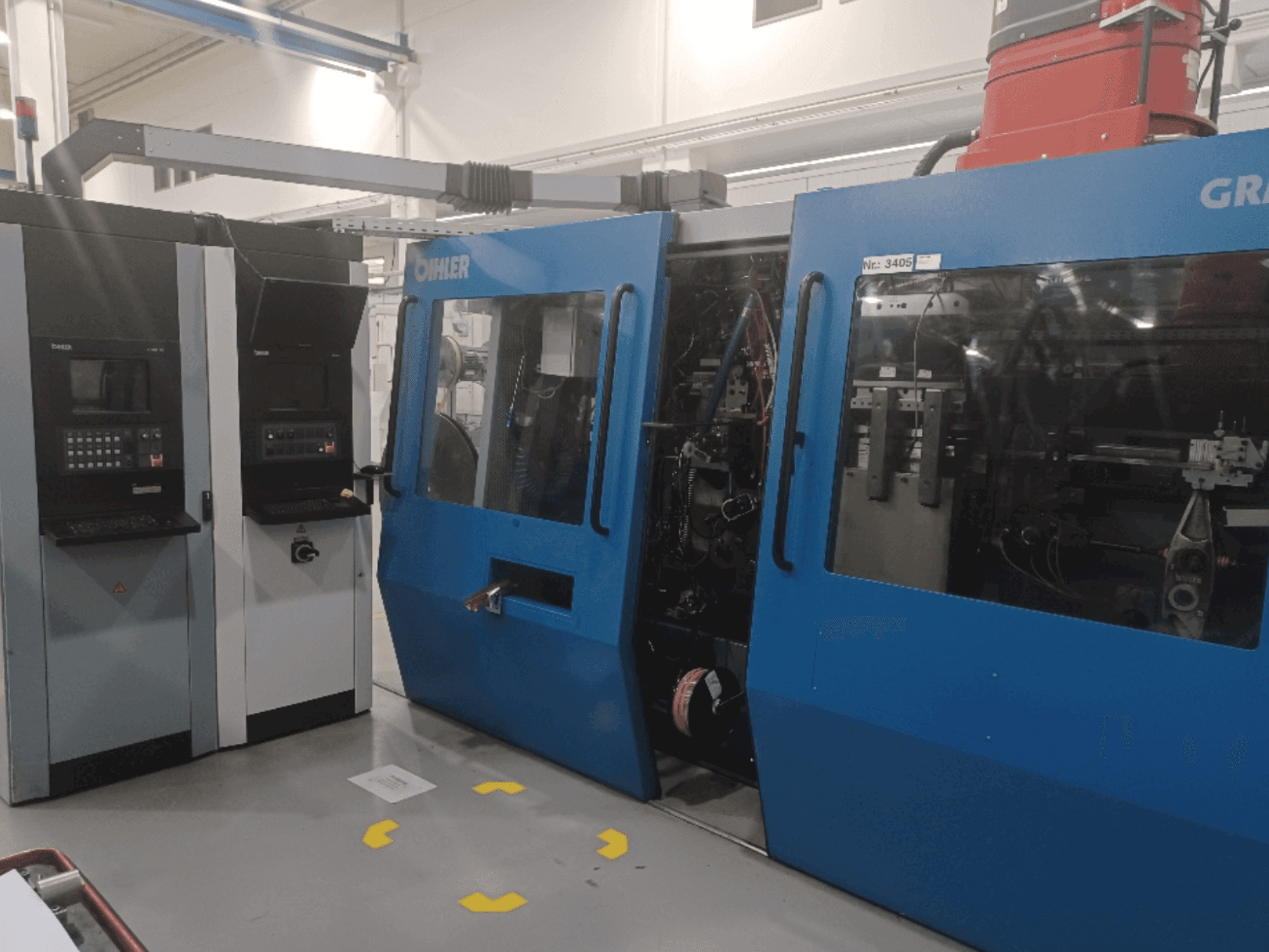 Widok z przodu maszyny Bihler GRM 80E