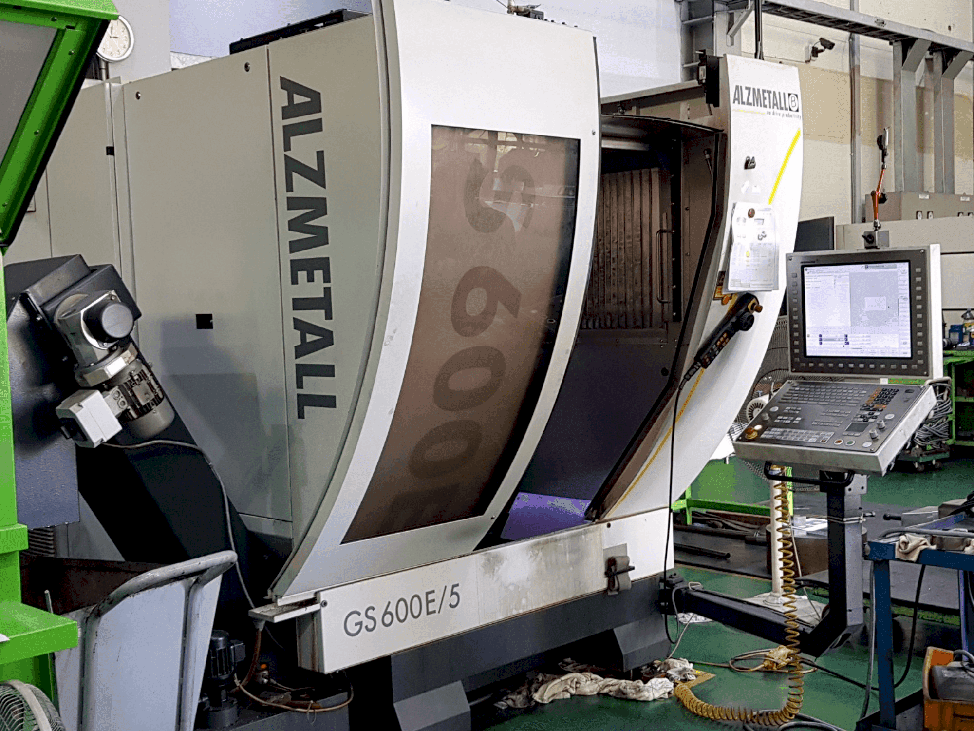 Widok z przodu maszyny Alzmetall GS600E/5