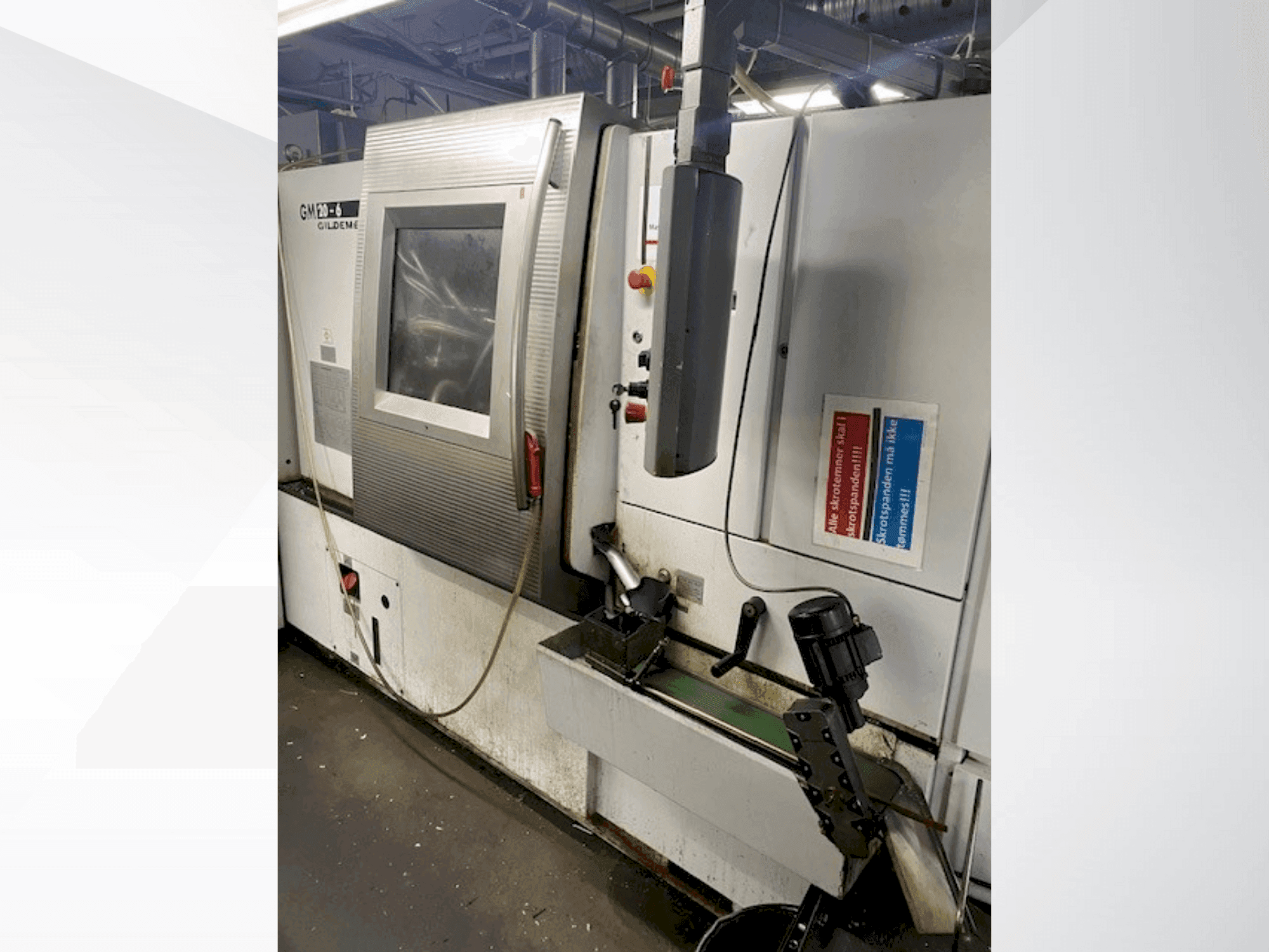 Widok z przodu maszyny Gildemeister GM 20-6