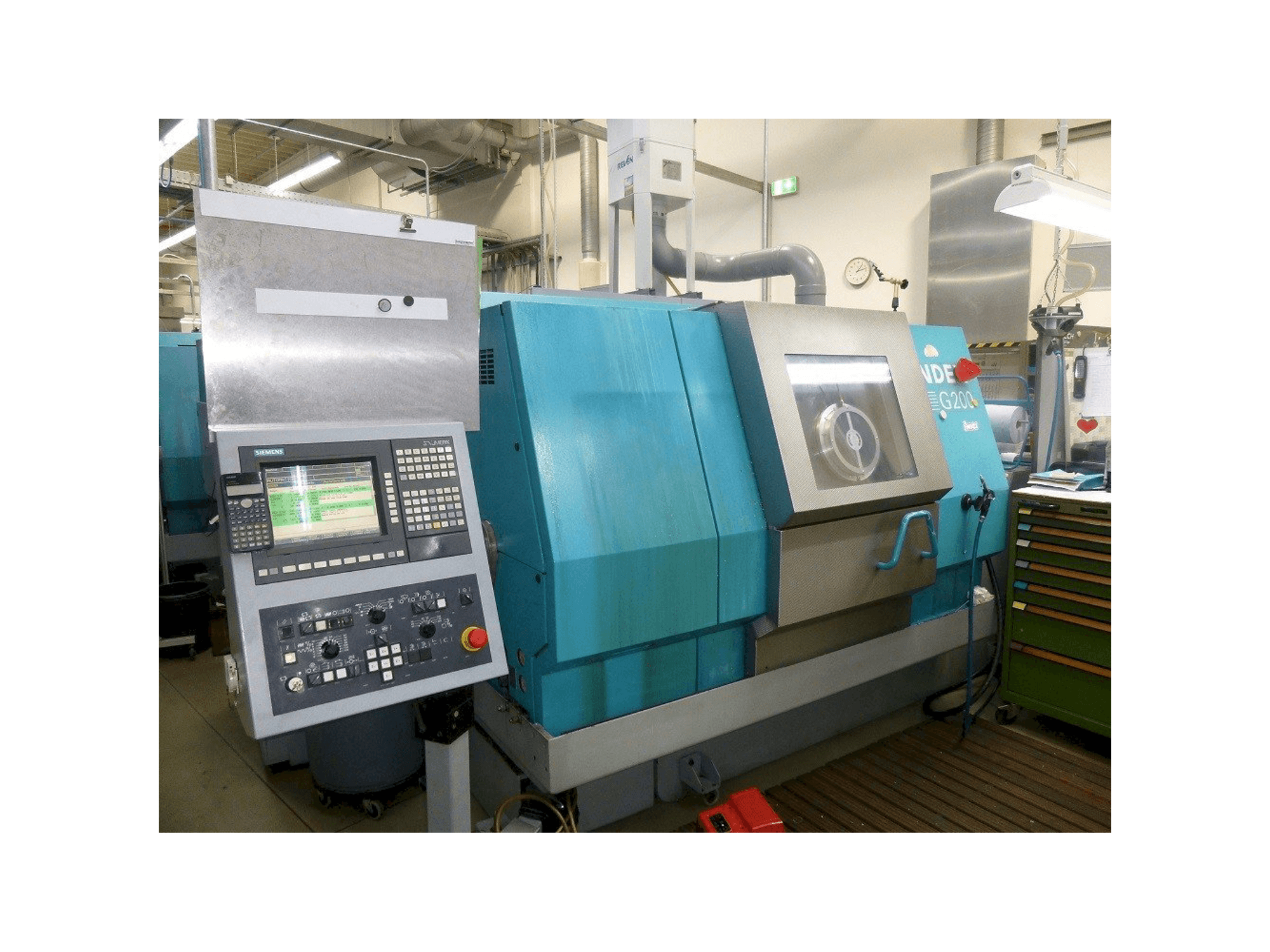 Widok z przodu maszyny Index G200