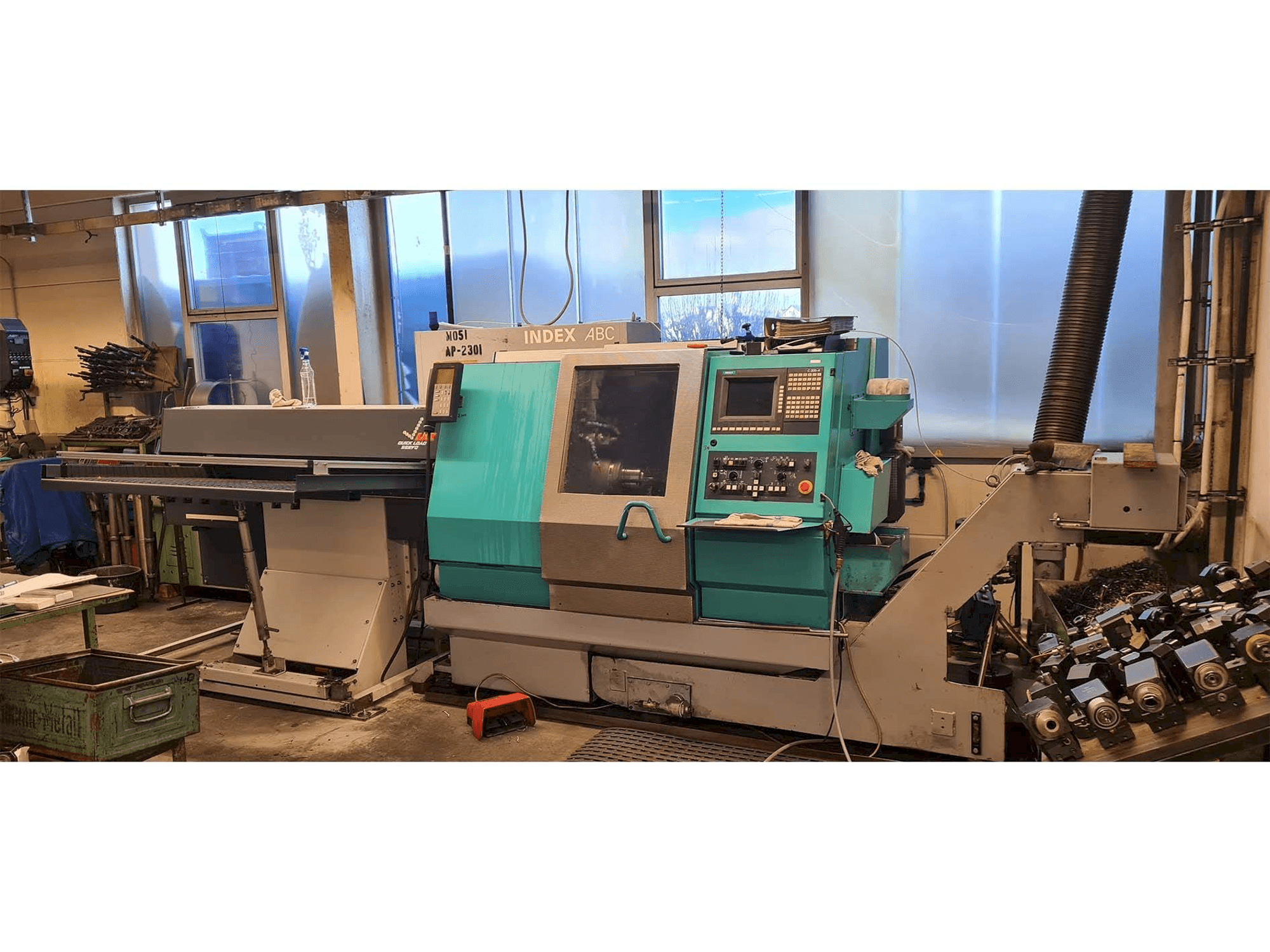 Widok z przodu maszyny Index ABC