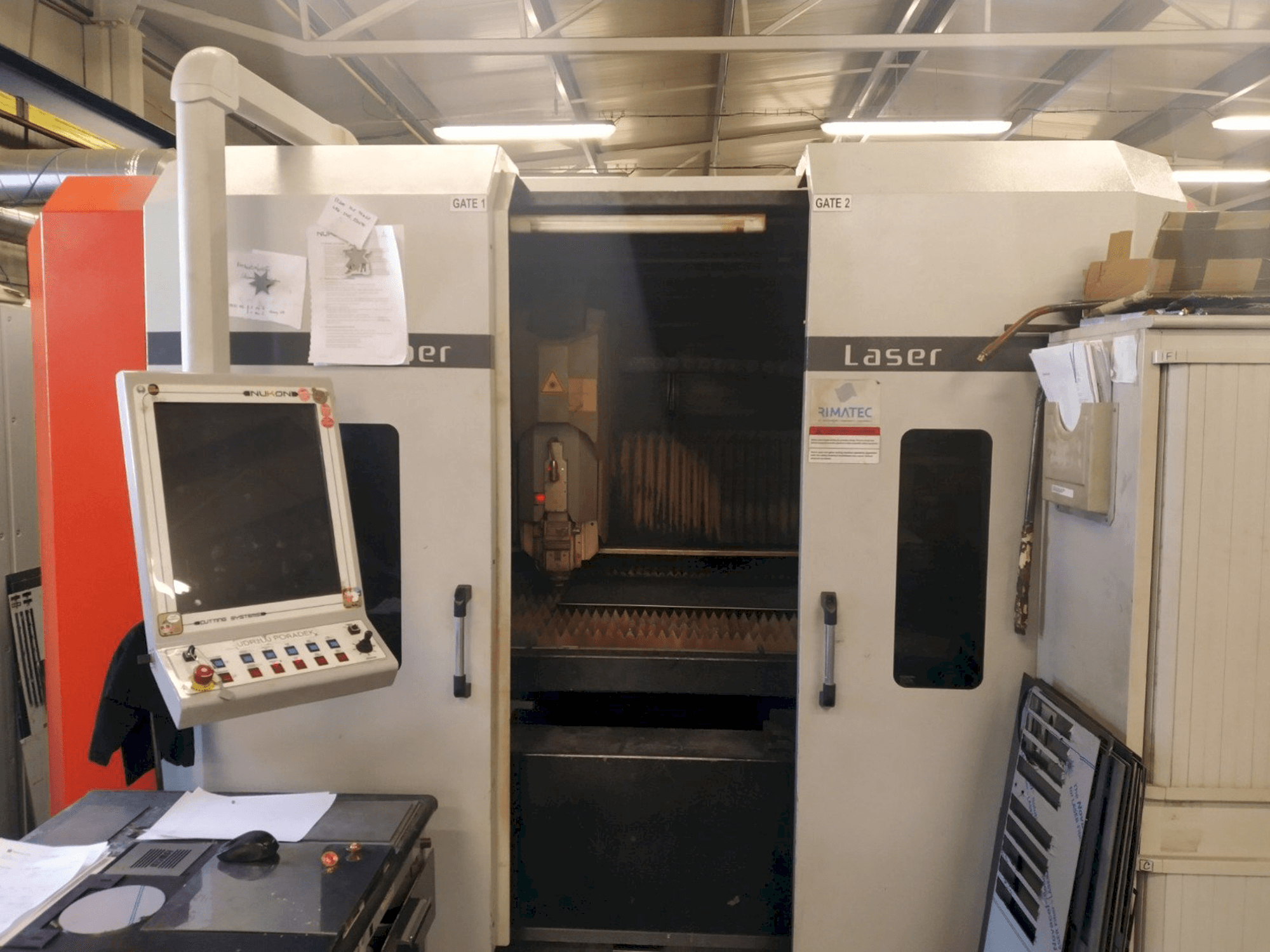 Widok z przodu maszyny NUKON NF PRO 315