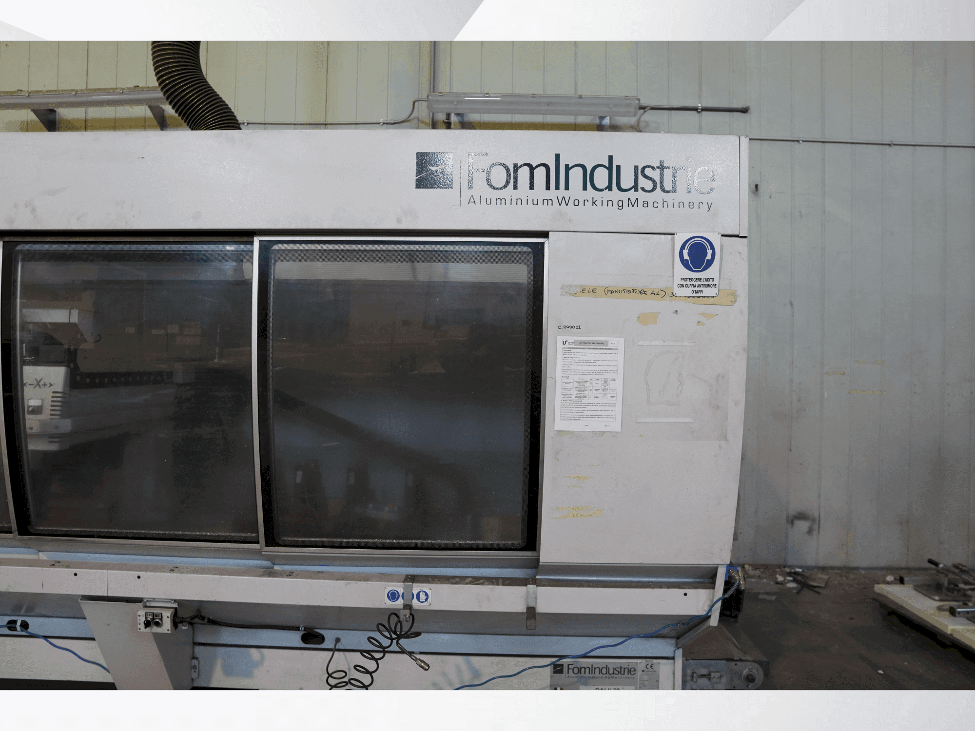 Widok z przodu maszyny FomIndustrie DALI 70