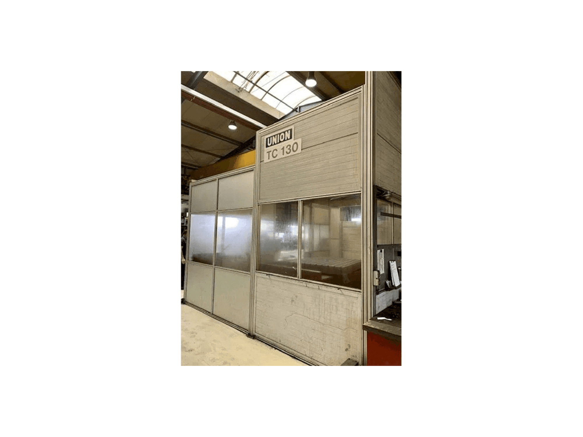 Widok z przodu maszyny UNION TC 130