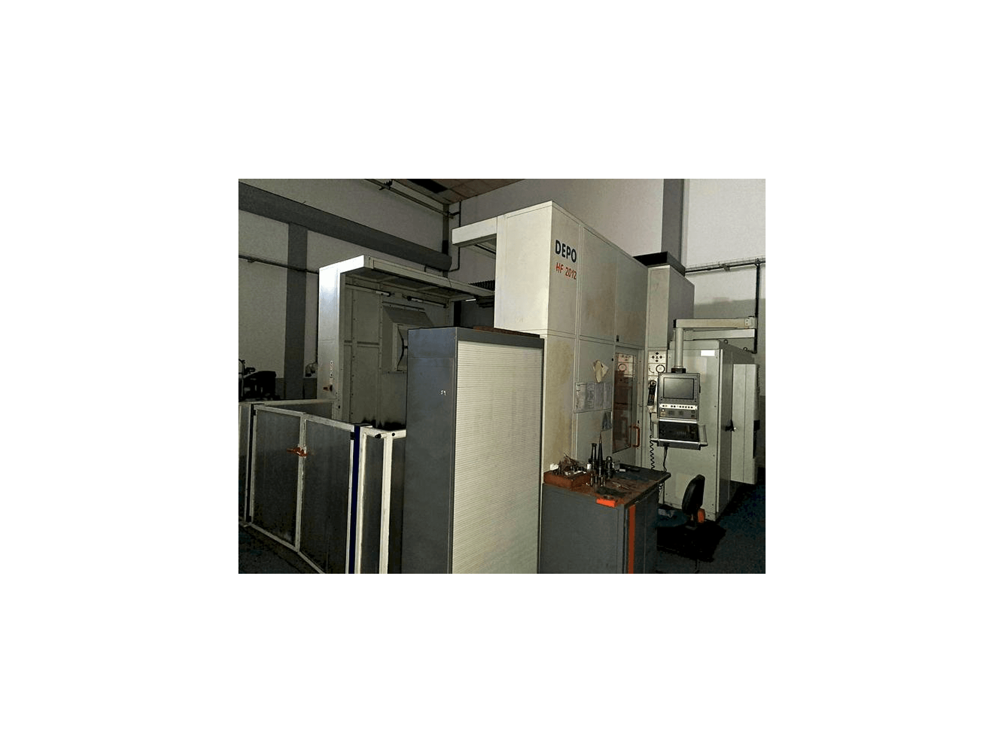 Widok z przodu maszyny DEPO HP