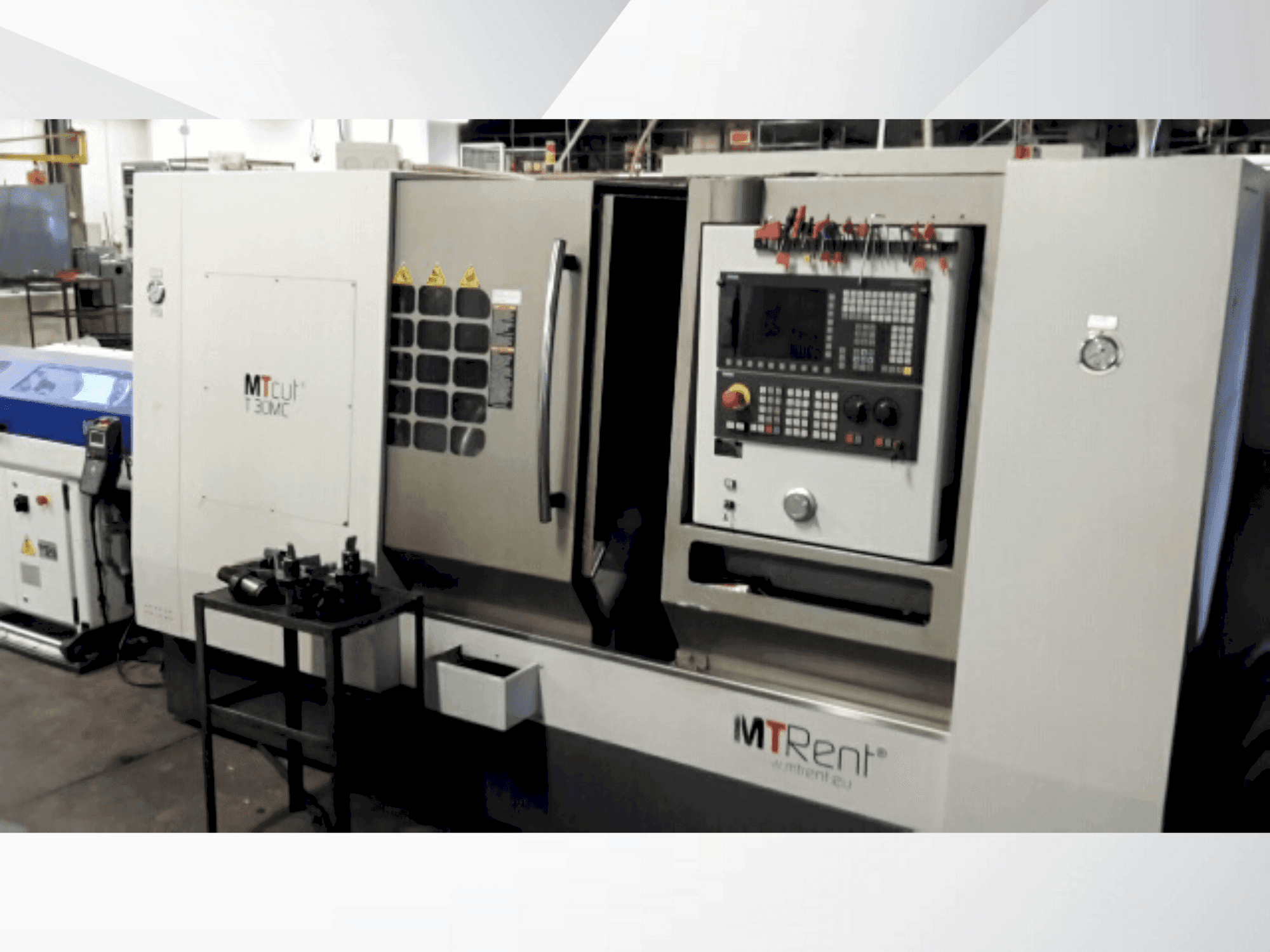 Widok z przodu maszyny MTRent T30MC